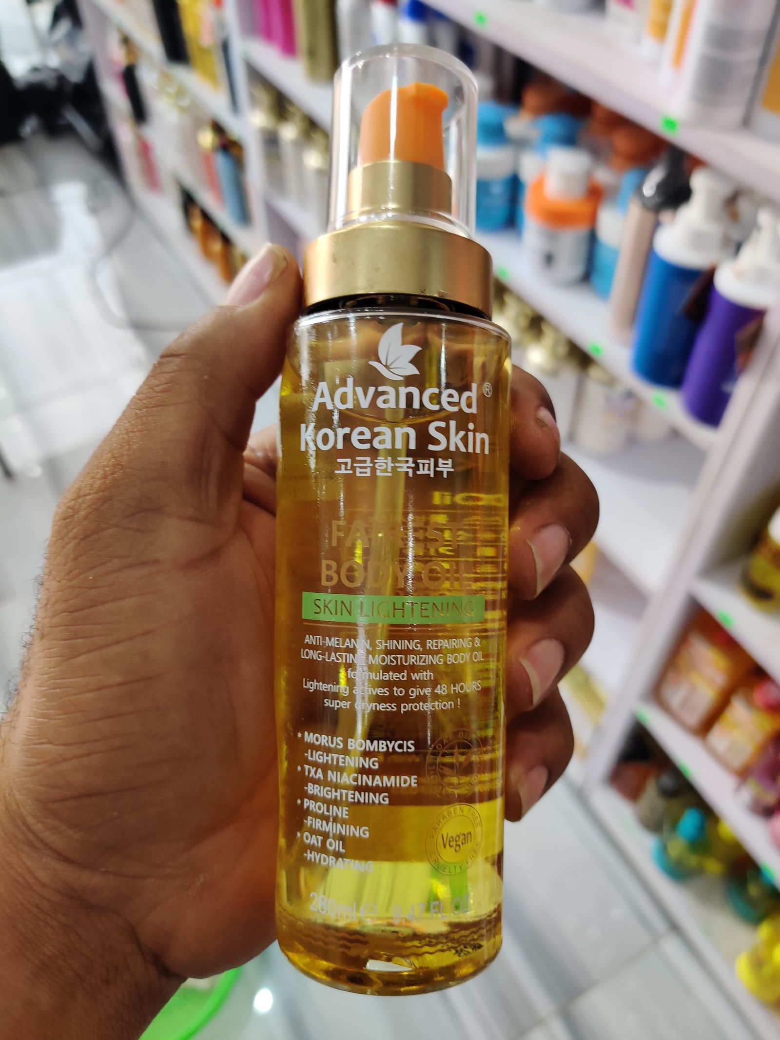 Advanced Korean body oil