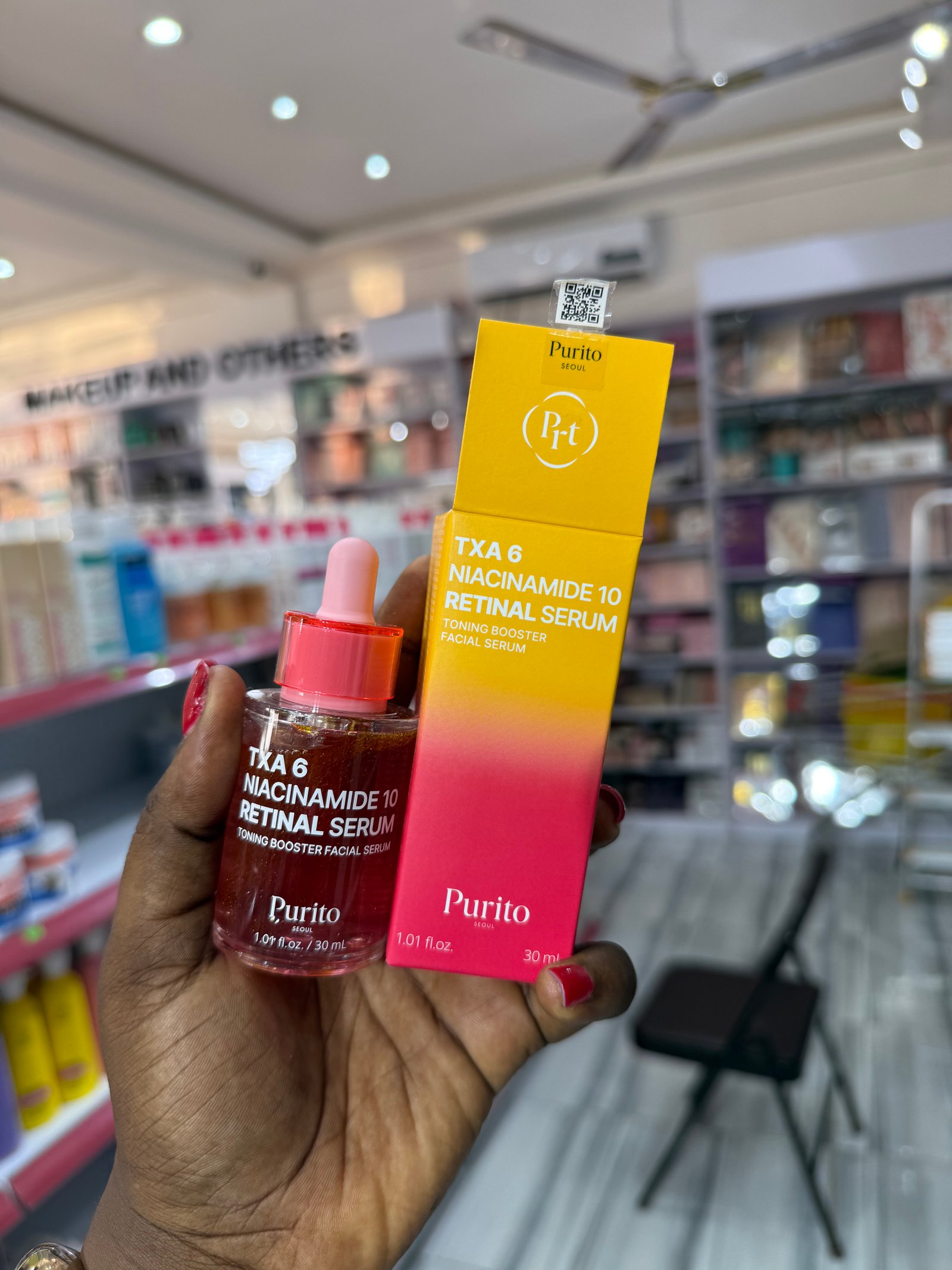 Purito txa niancinimid and retinal serum 