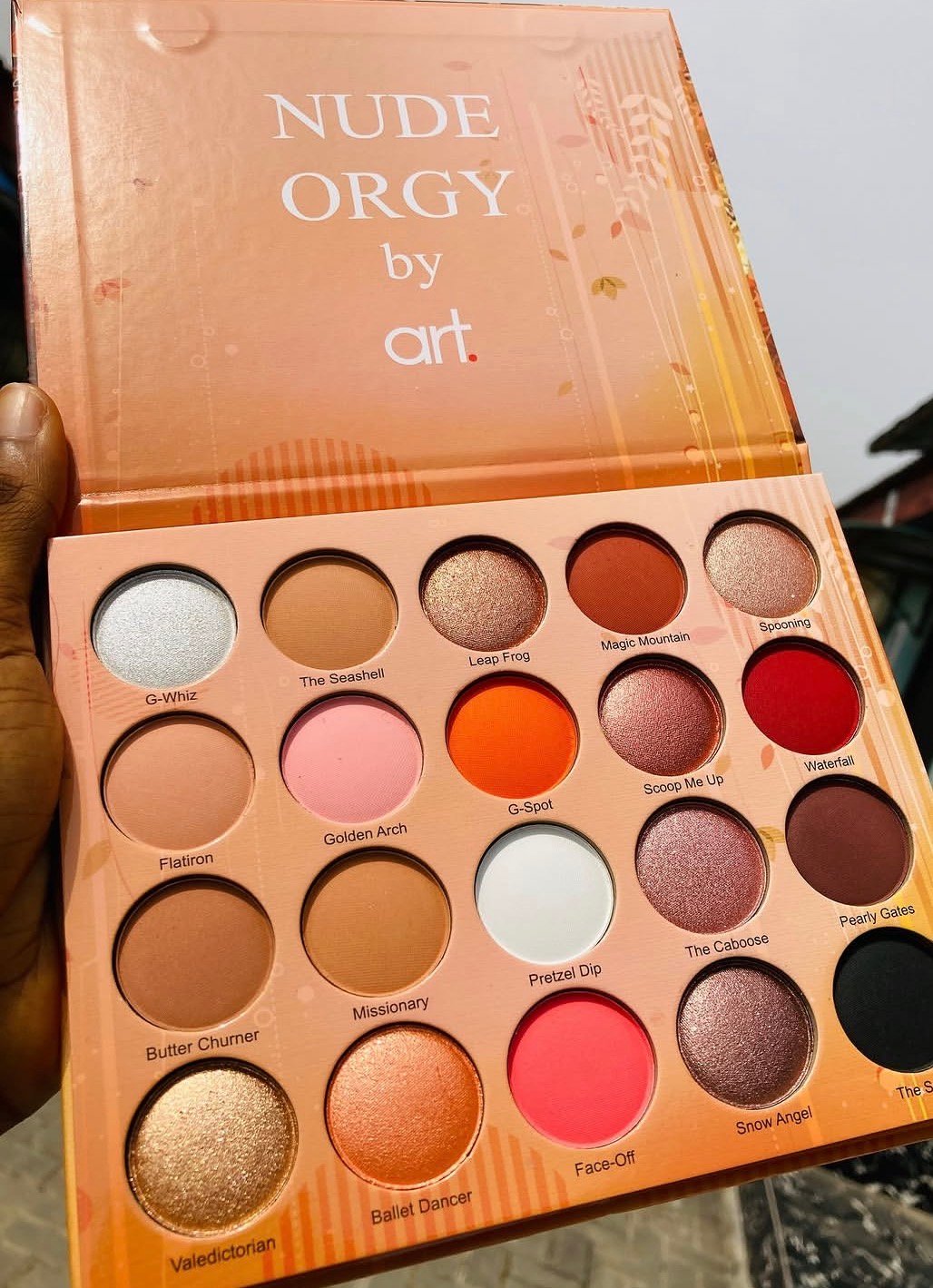 Nude orgy  eyeshadow pallet 