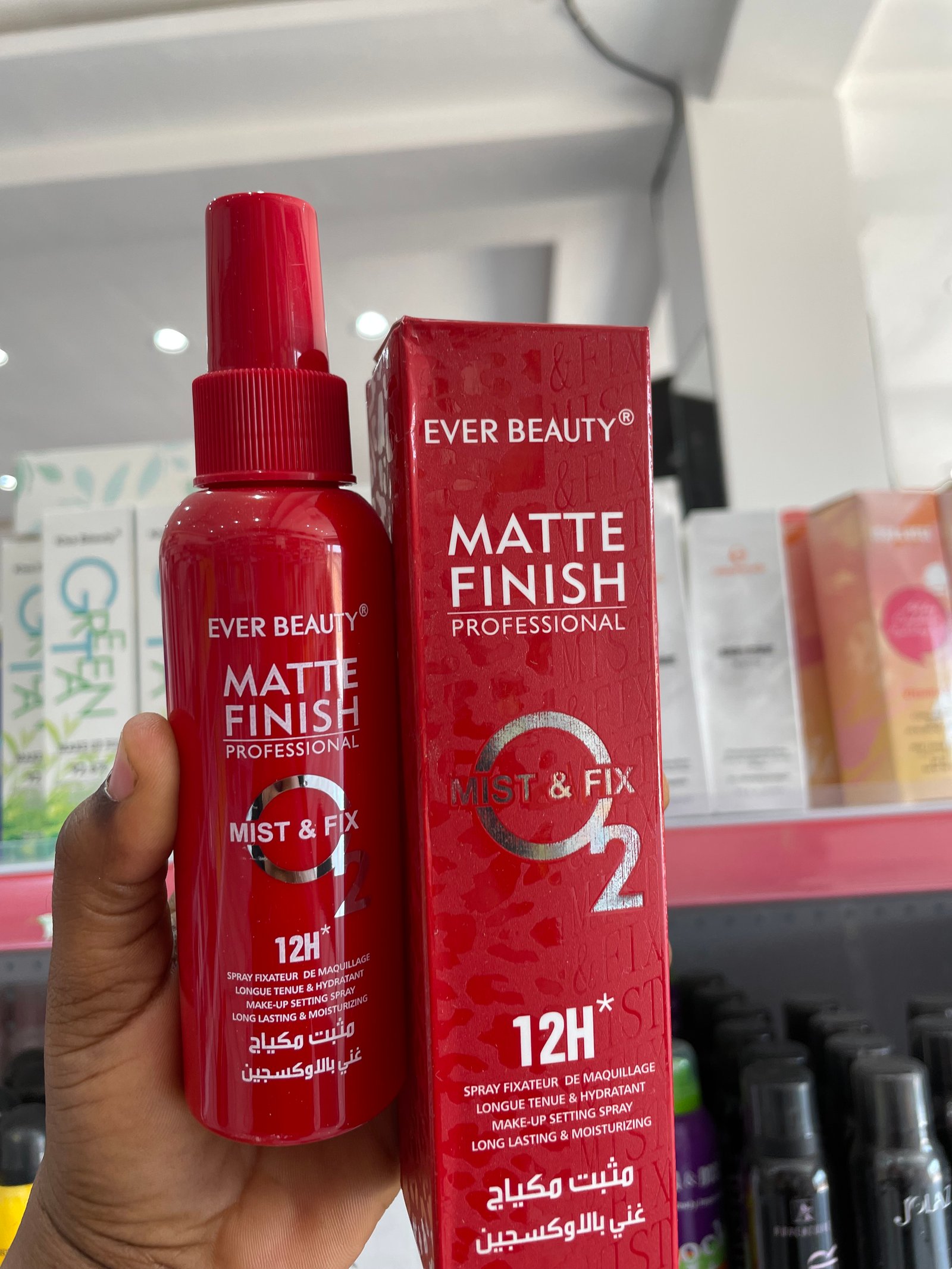 Ever Beauty Matte Finish Professional Mist & Fix O2 12H Makeup Setting Spray