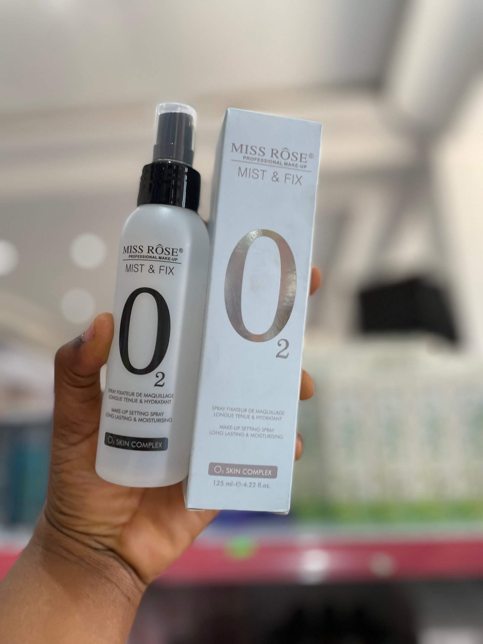 Miss Rose Mist & Fix O2 Makeup Setting Spray 125ml