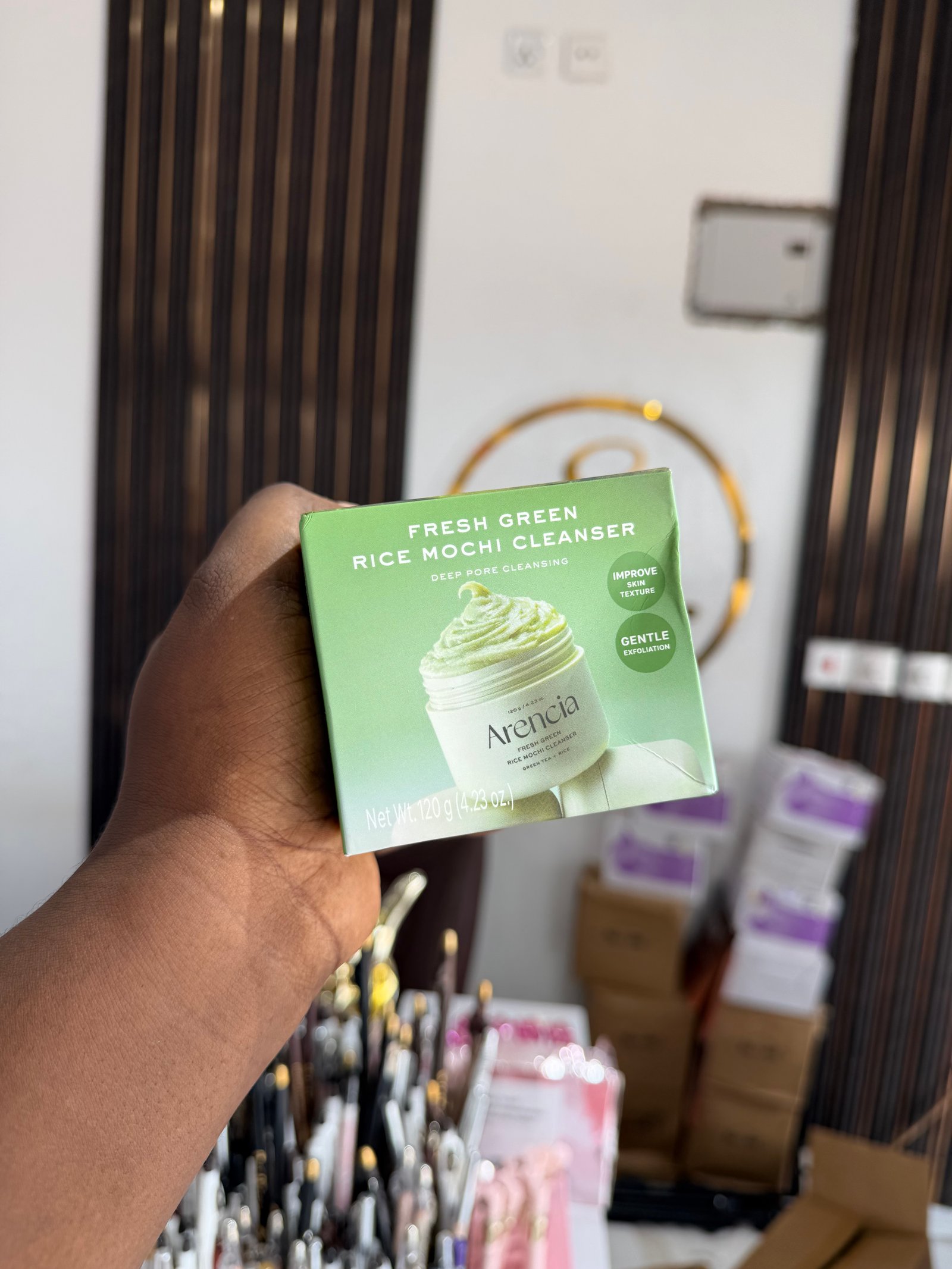Arencia fresh green rice cleanser 