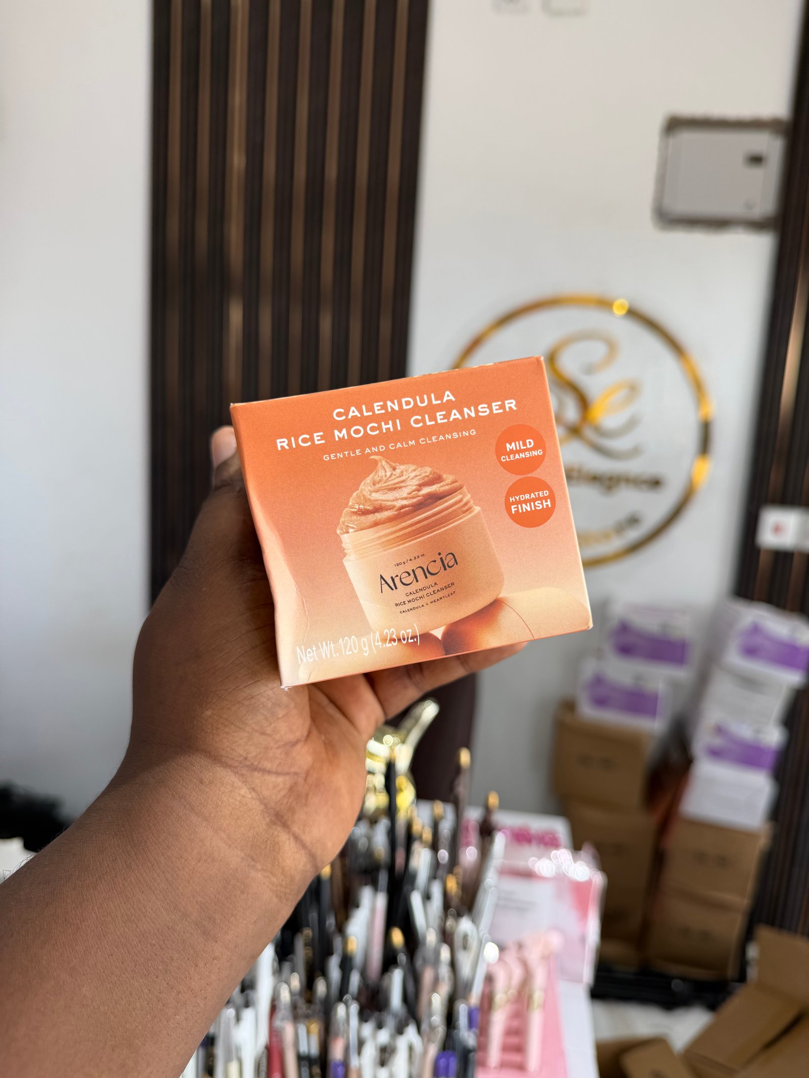 Arencia calender rice mochi cleanser 