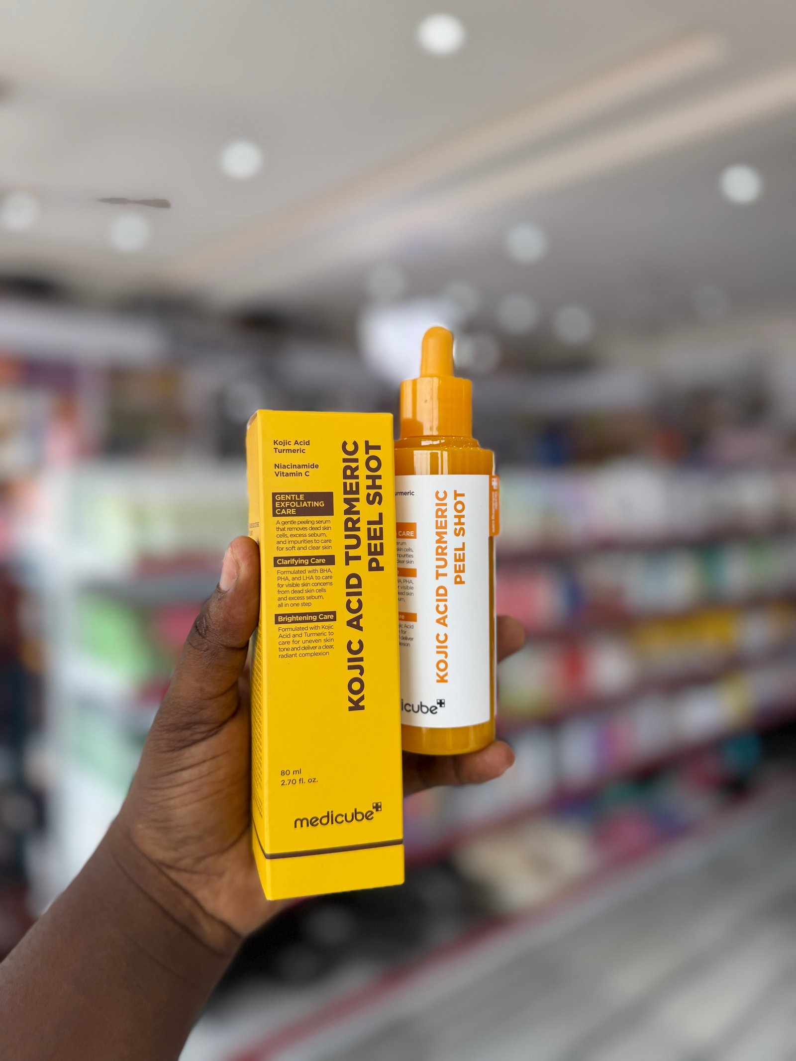 Medicube Kojic acid tumeric peel shot 