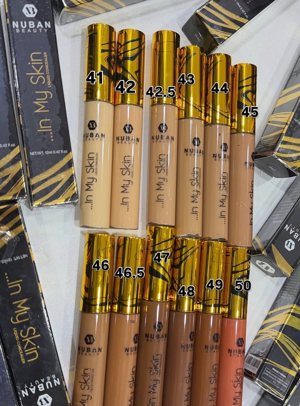 Nuban concealers 