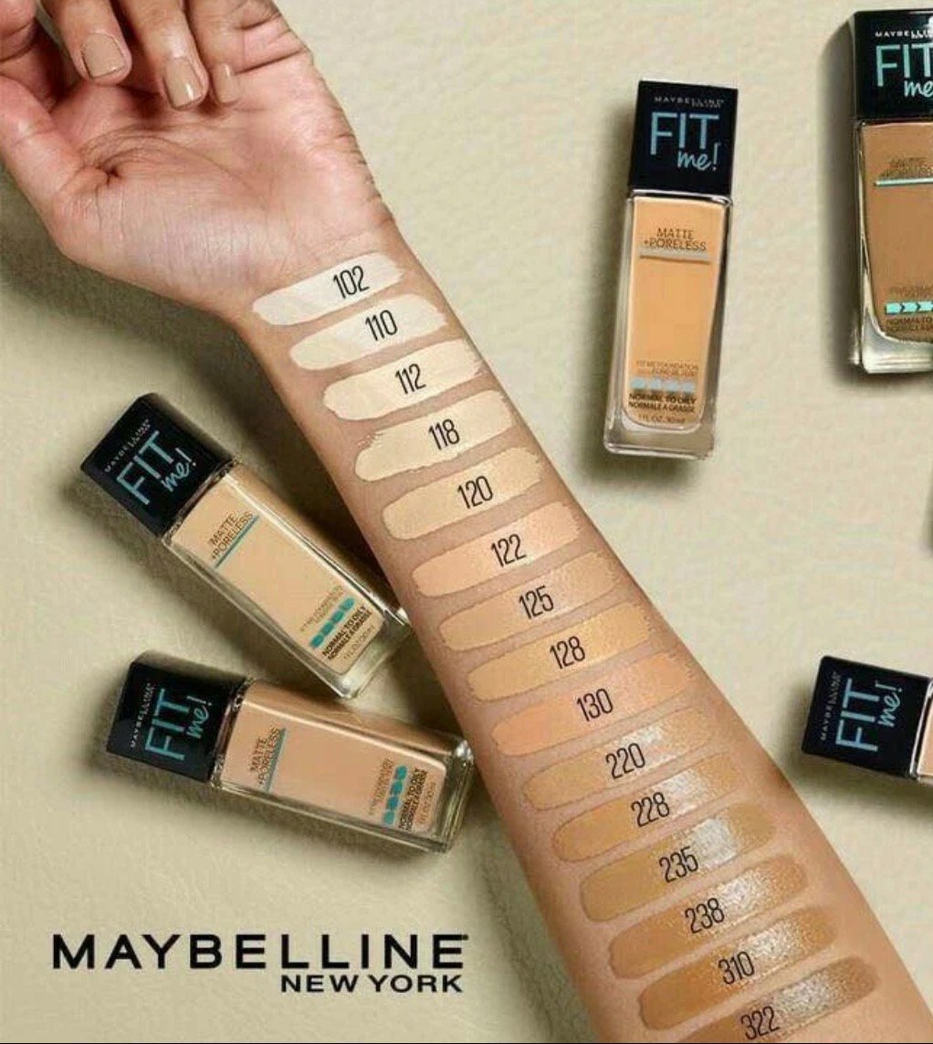 Maybelline fit me foundation 