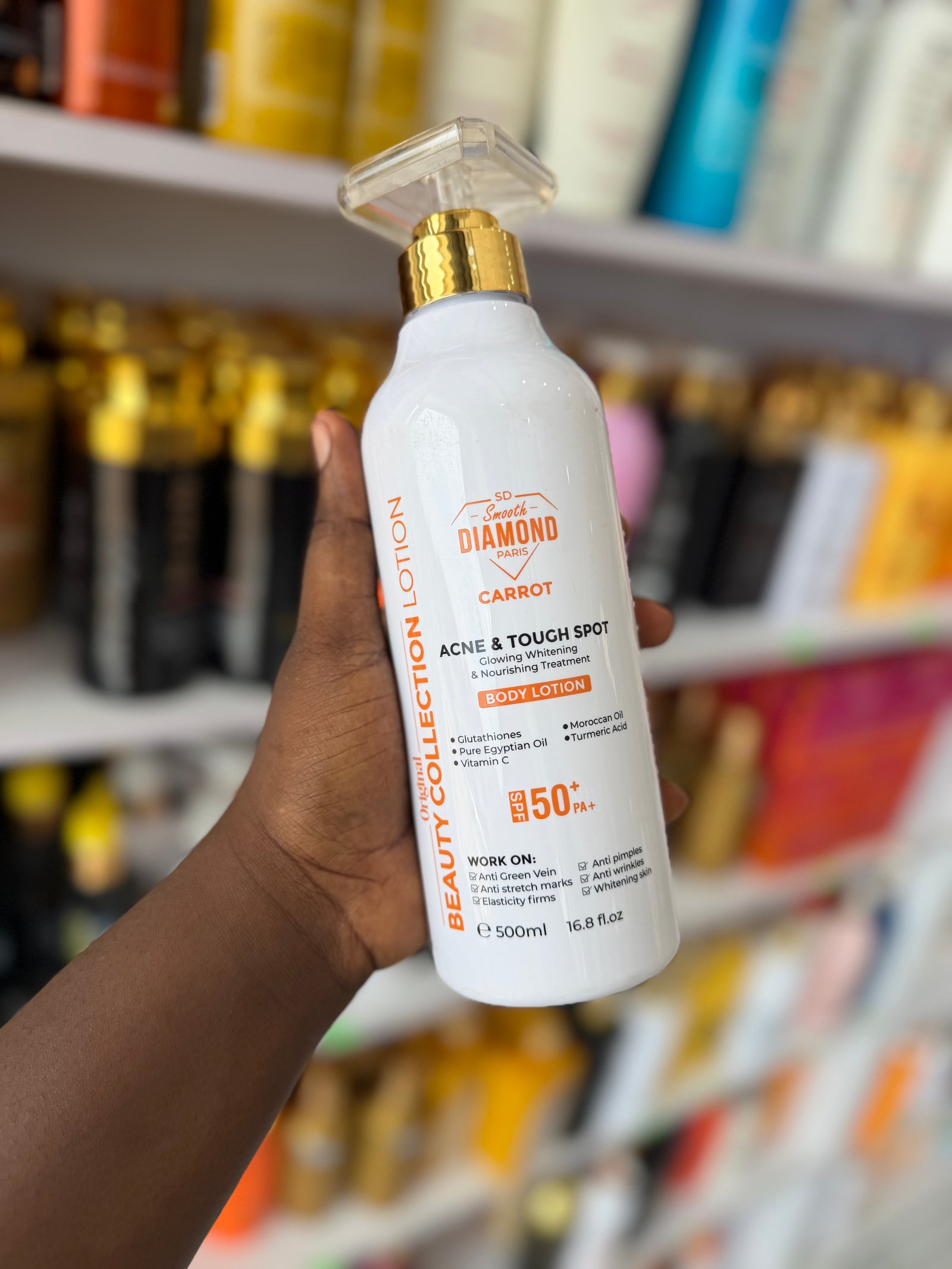 Smooth diamond lotion 