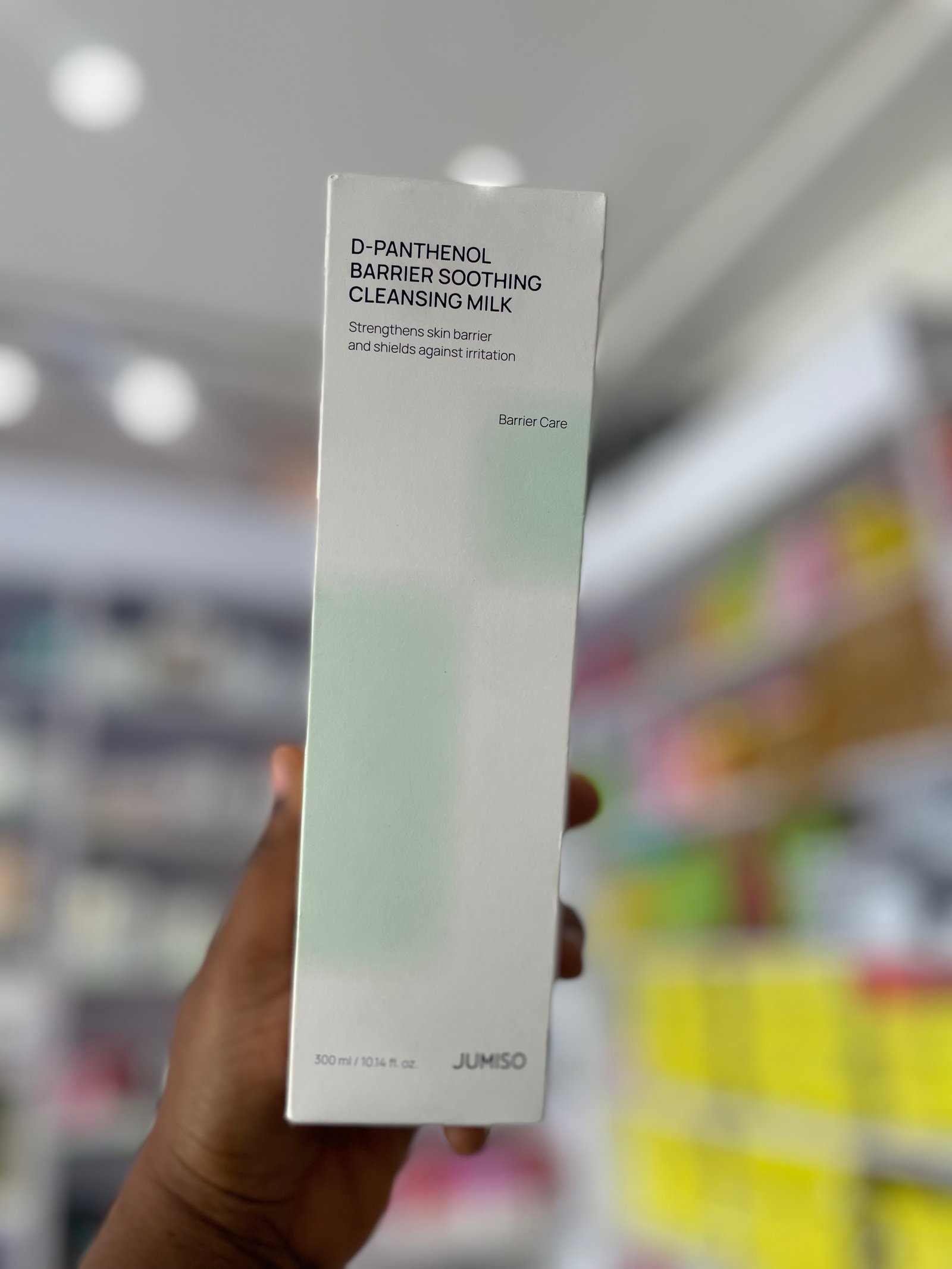 Jumiso D panthenol barrier soothing cleansing milk