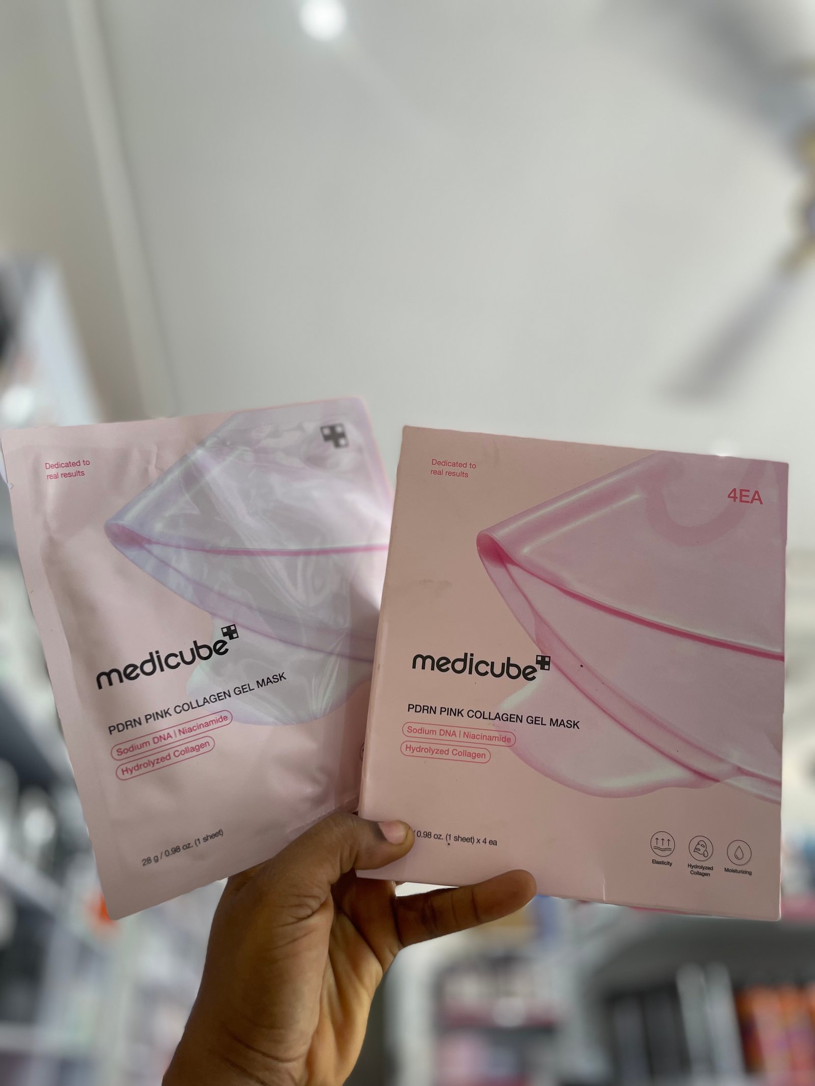 Medicube pdrn pink collagen gel mask