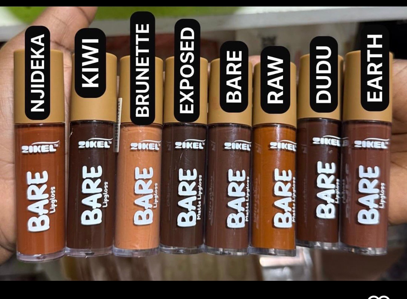 Zikel nude lipgloss 