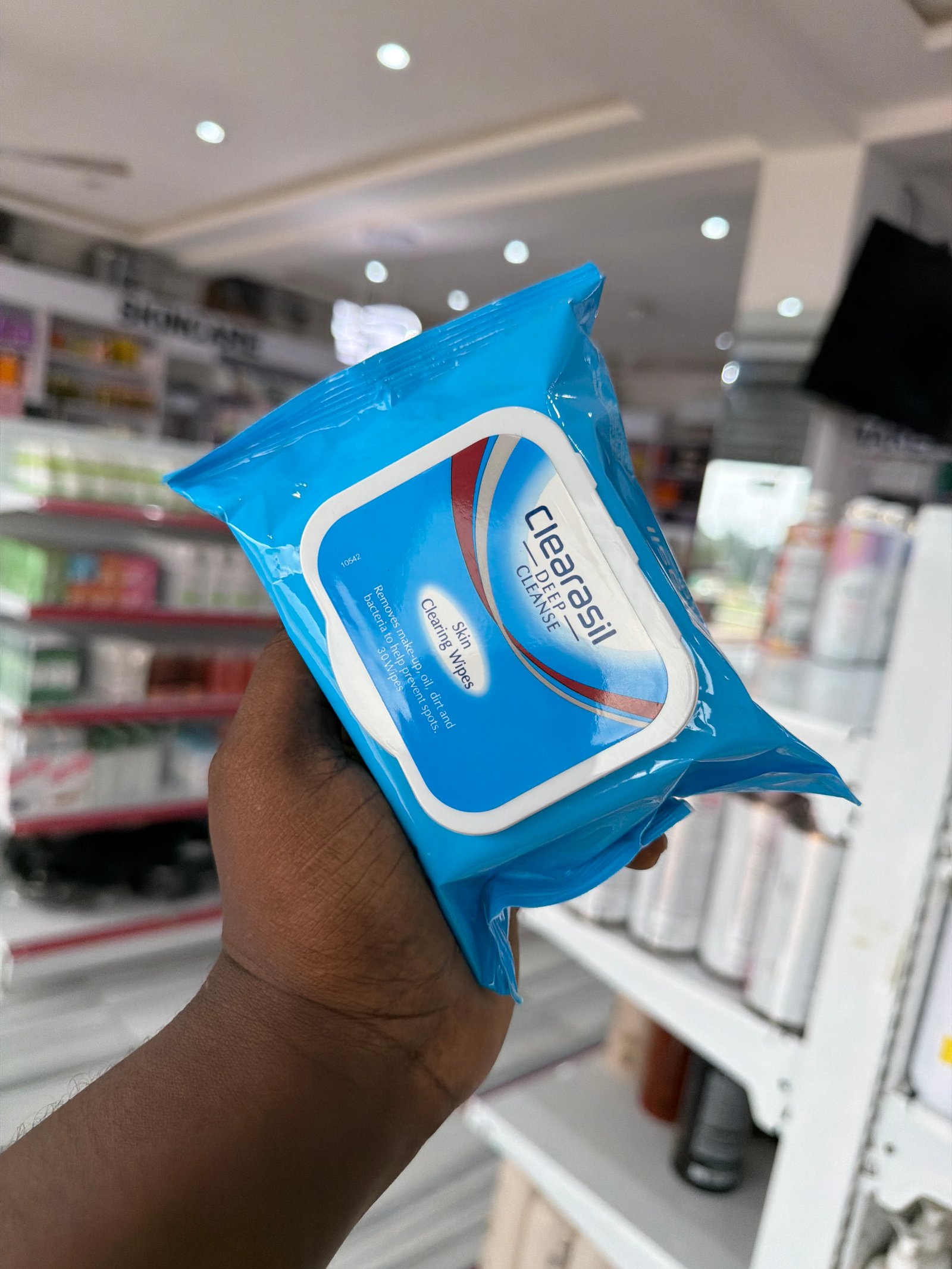 Clearasil wipe 
