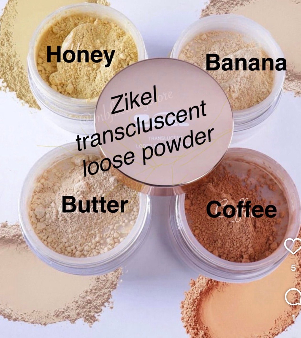 Zikel setting powder 