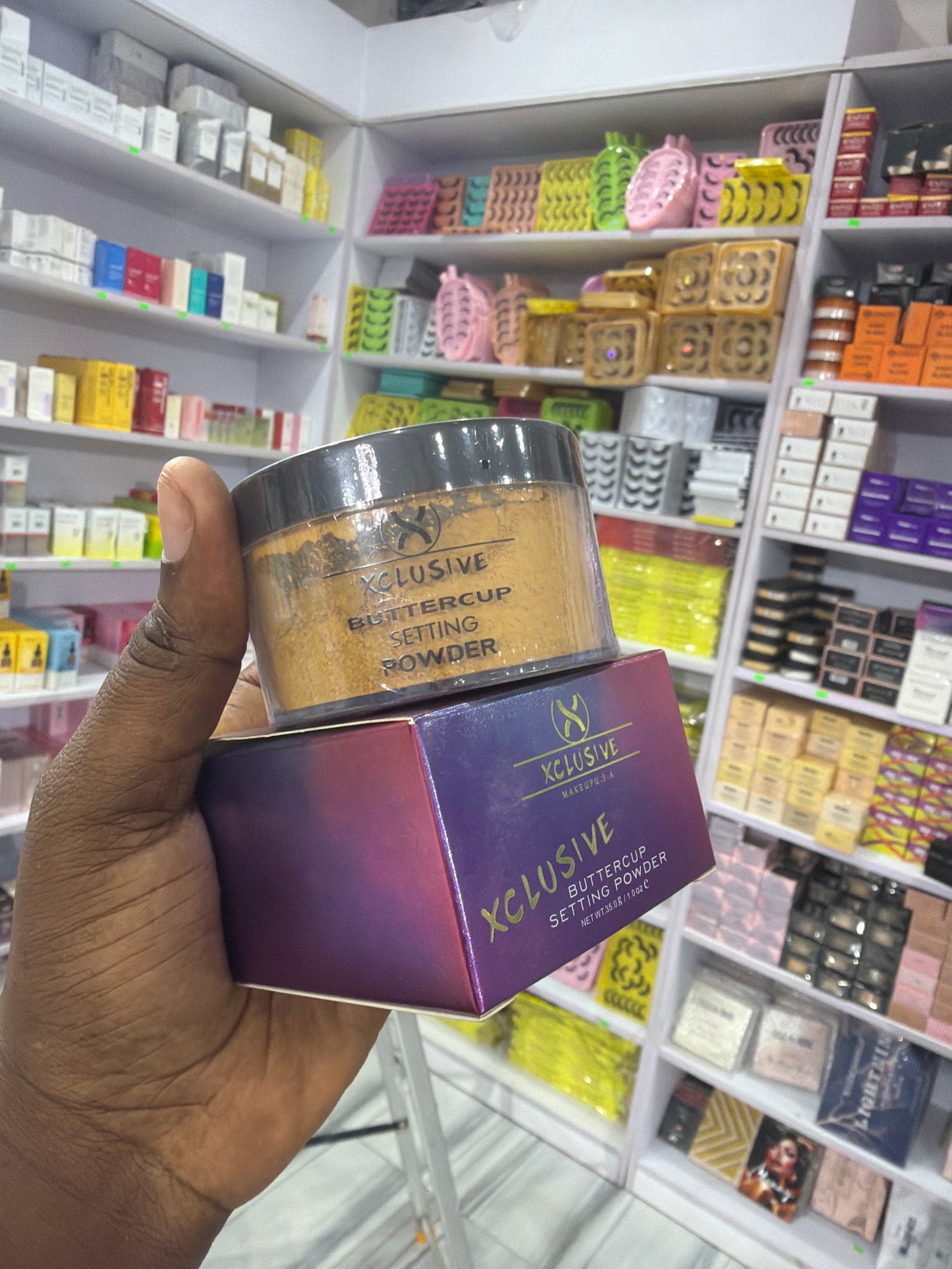 Xclusive make up setting powder 