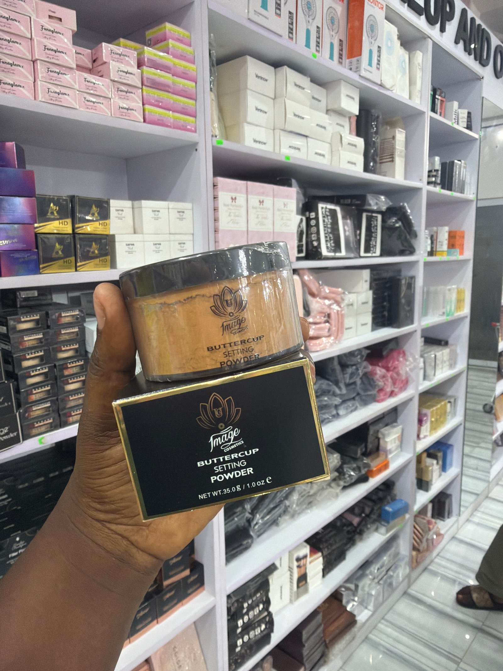 Image setting powder 