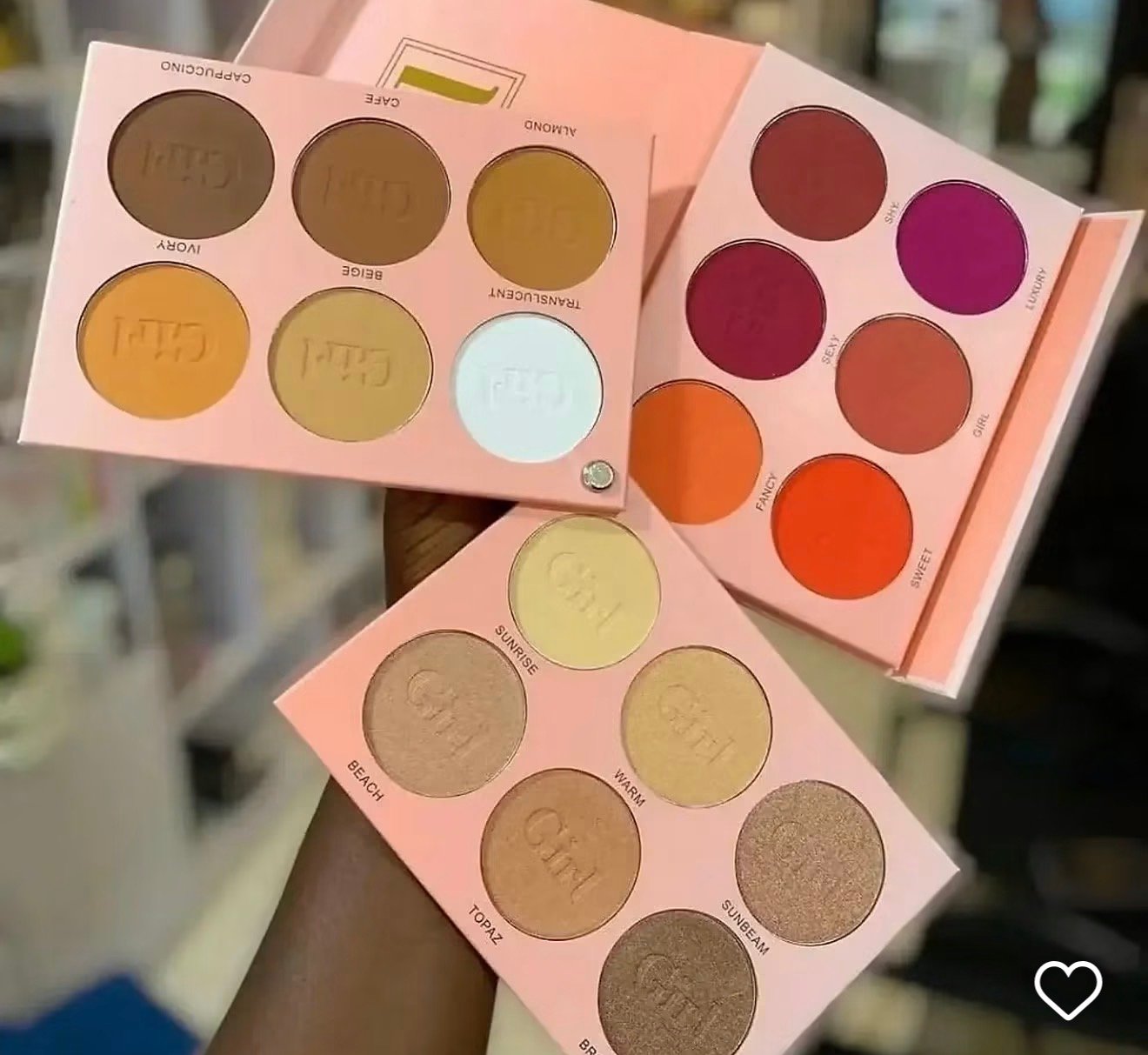 Who’s that girl powder pallet 