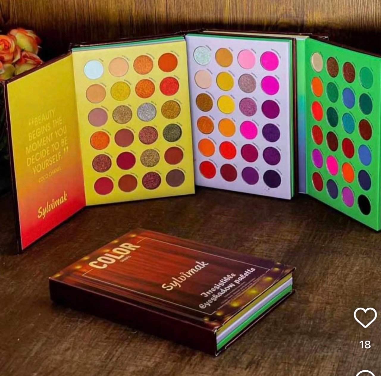 Sylvimak irresistible eyeshadow pallet 