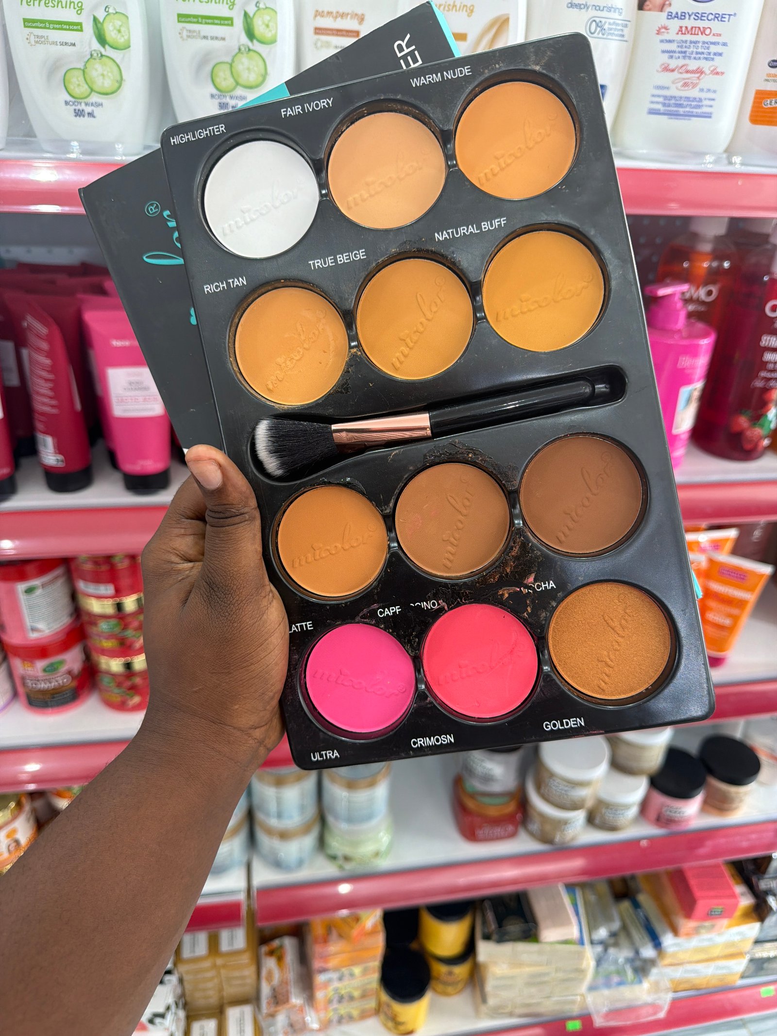 Micolar fix me press powder pallet 