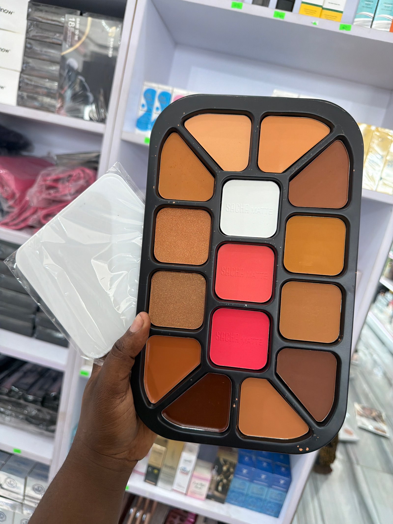 Sacha powder with blush pallet 