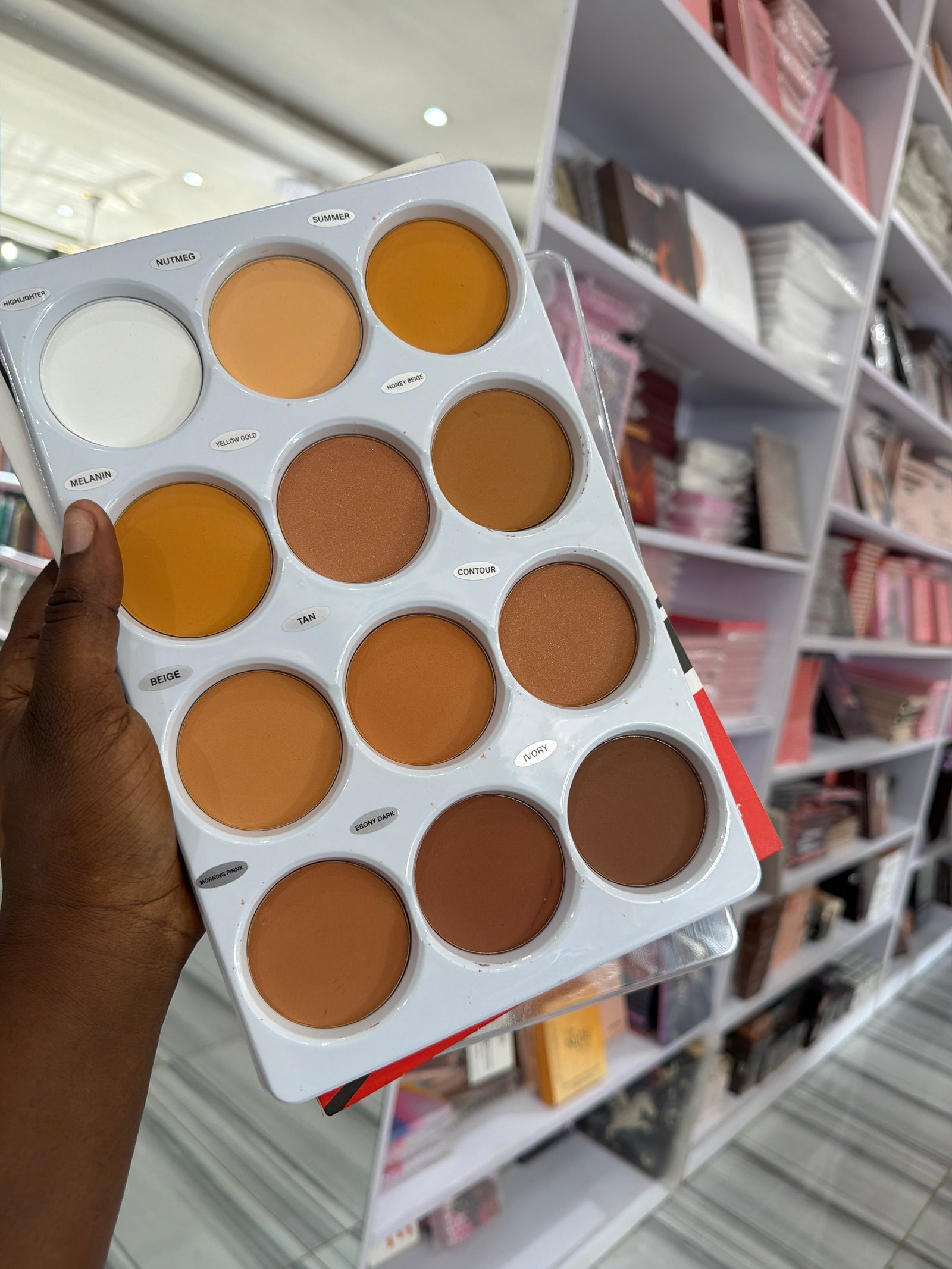 Red cherry powder pallet 