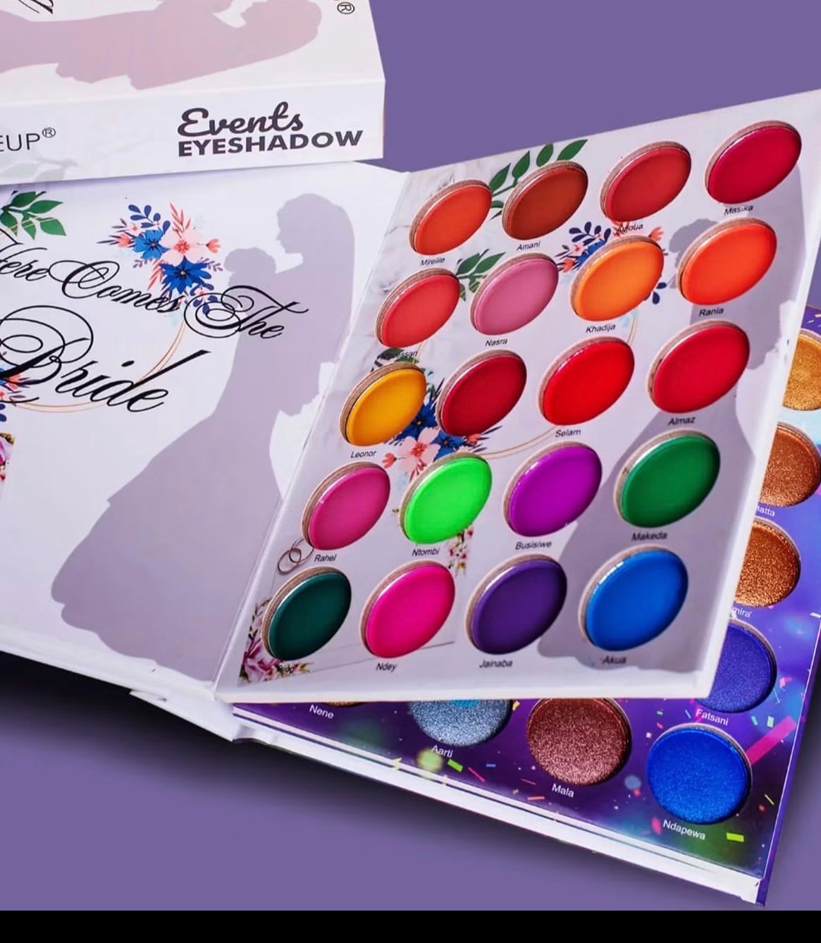 Blossom wedding eyeshadow pallet 