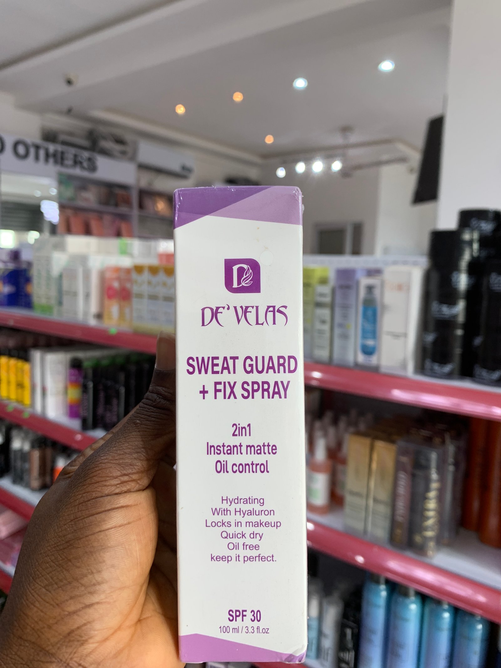 Develas sweat guard fix spray 