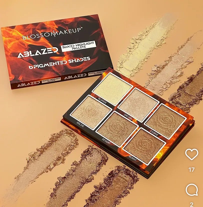 Blossom highlighter pallet 