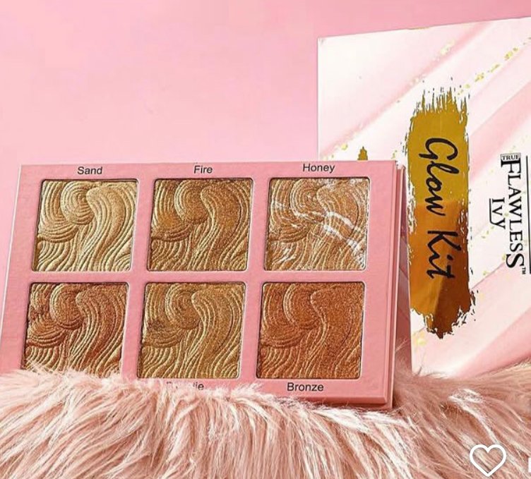 Flawless ivy glow kit highlighter 
