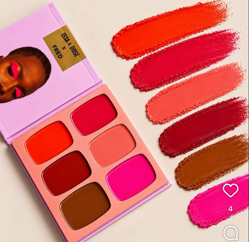 Issa and dose creamy blush pallet 