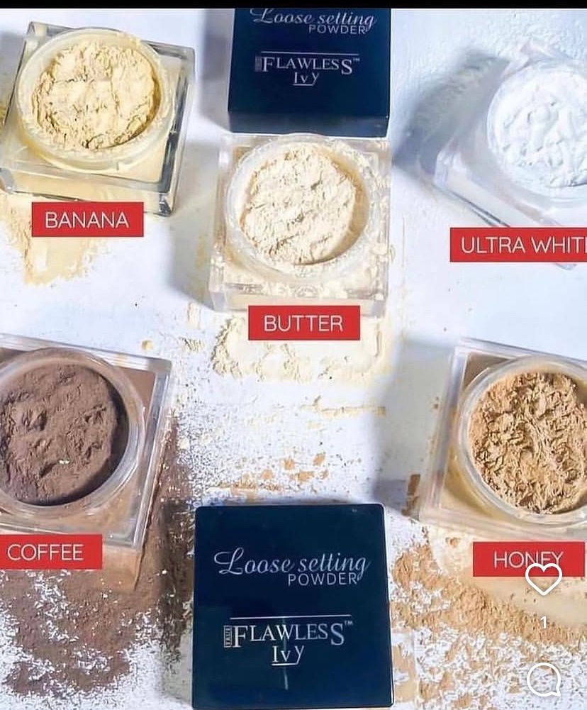 Flawless ivy setting powder 