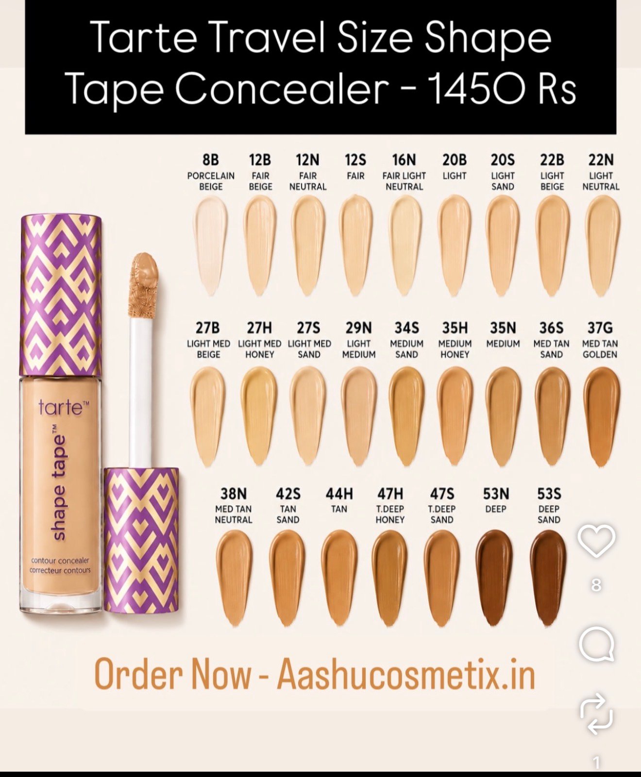 Tarte concealers 