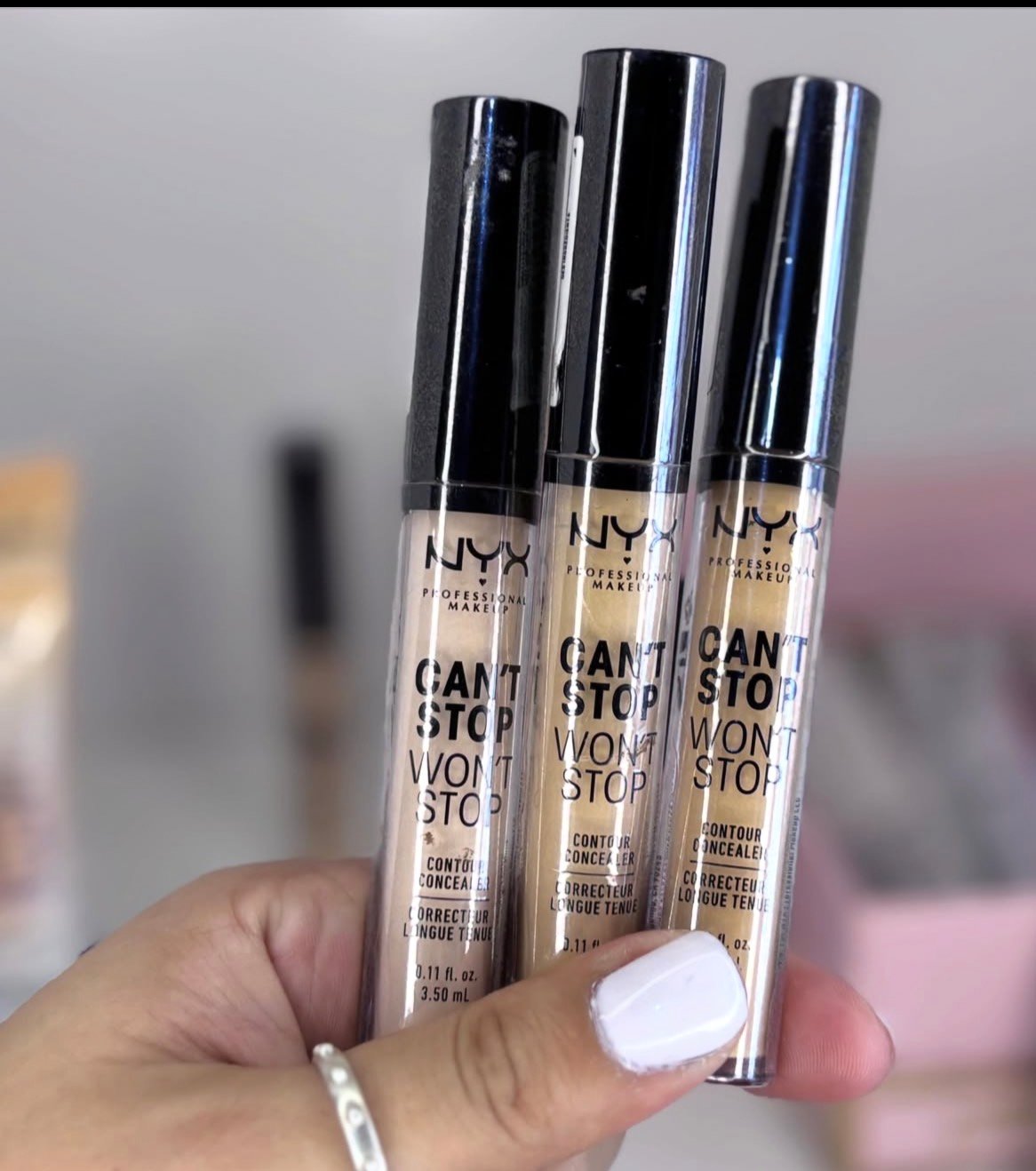Nyx can’t stop won’t stop concealers 