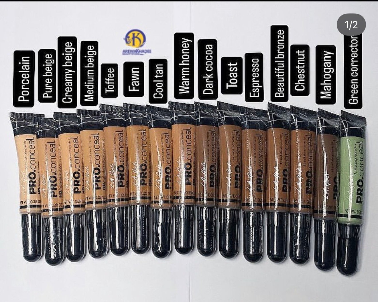 La girl concealers 