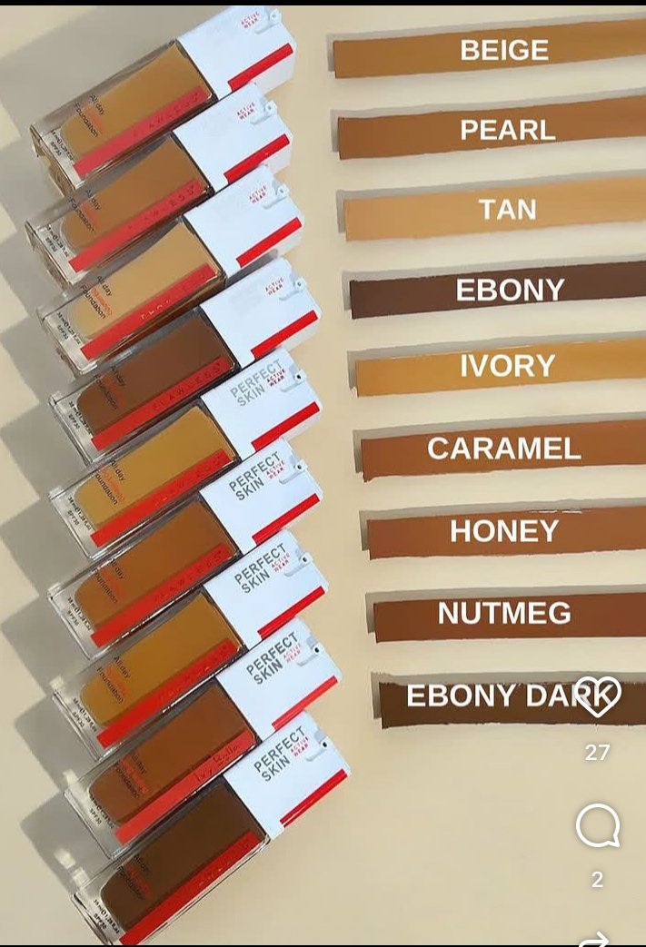 Flawless ivy perfect foundation 