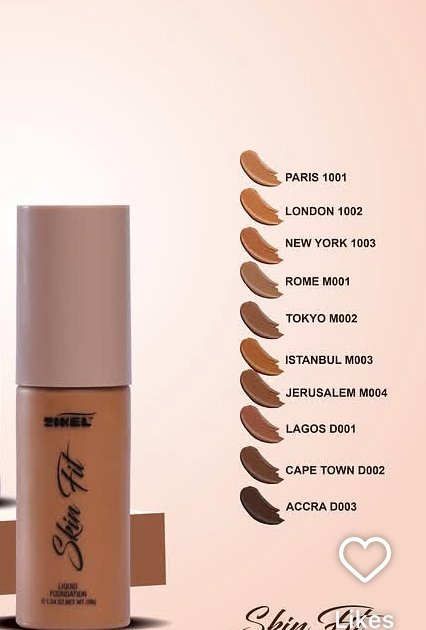 Zikel Matte liquid foundation 