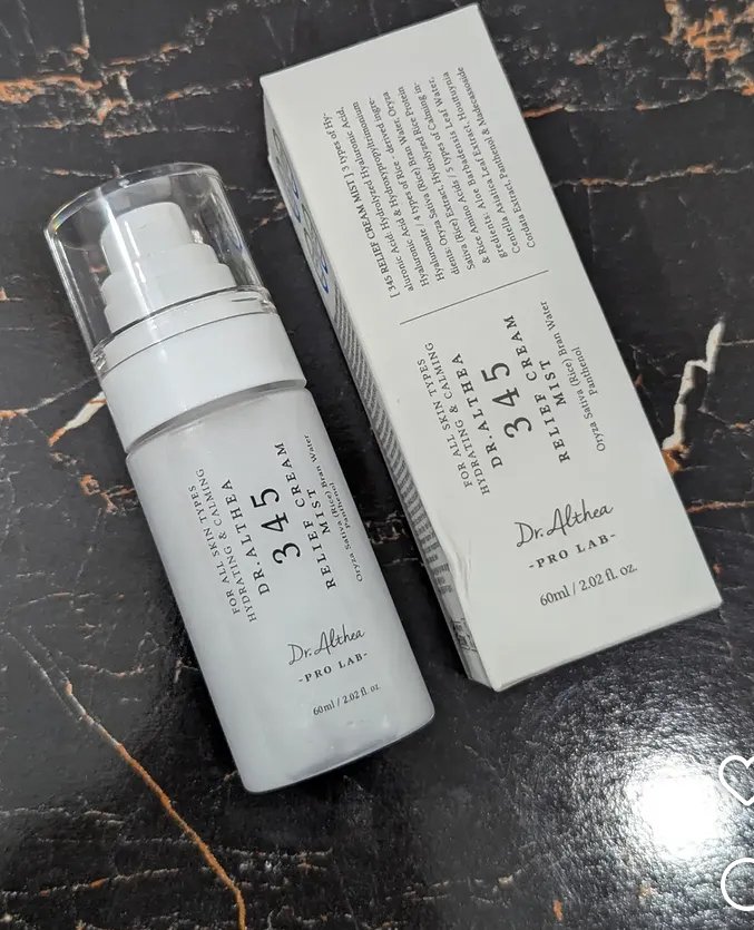345 relief cream mist 