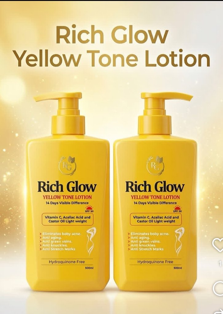 Rch glow body lotion 