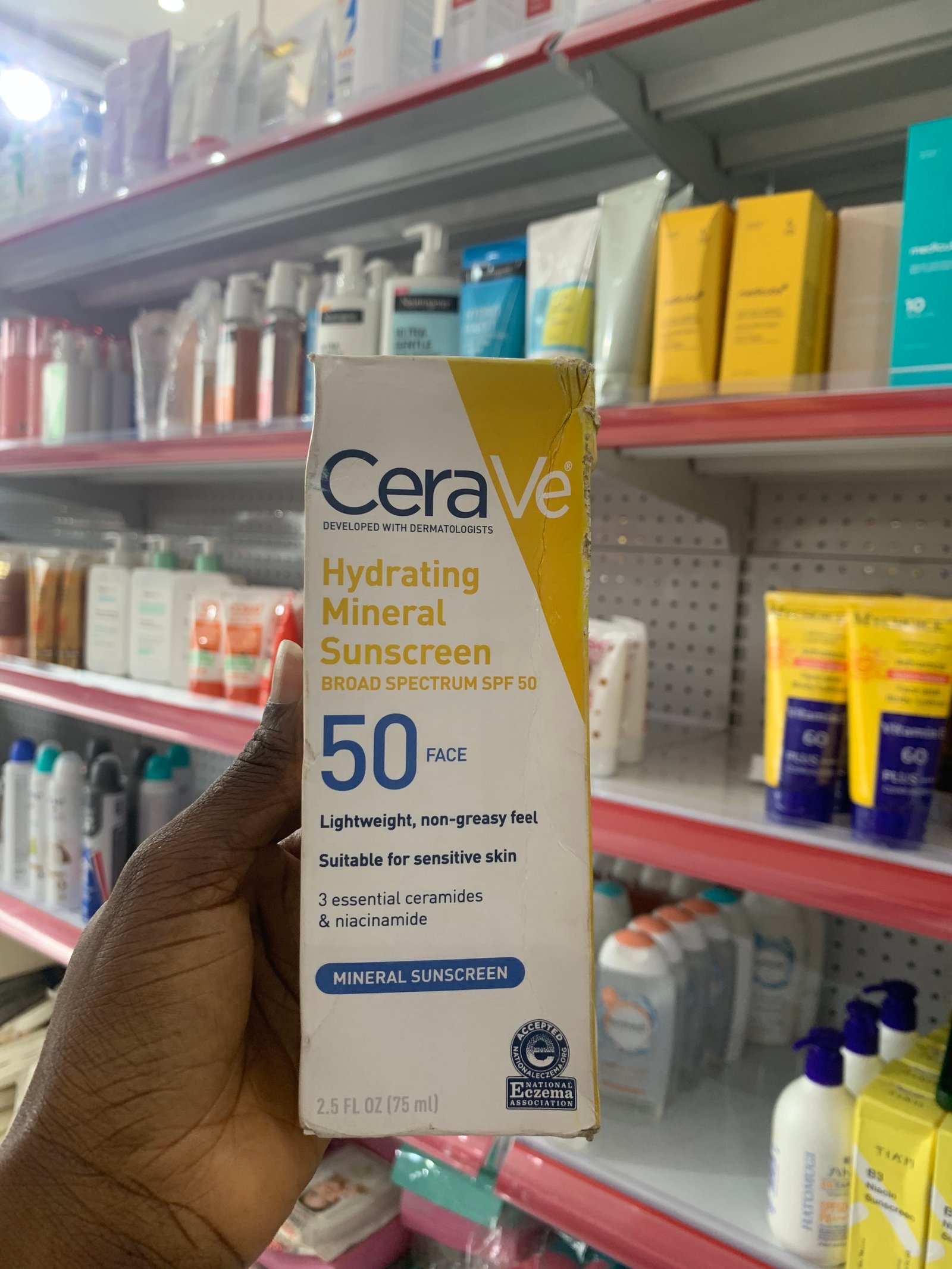 Cerave hydrating mineral sunscreen 