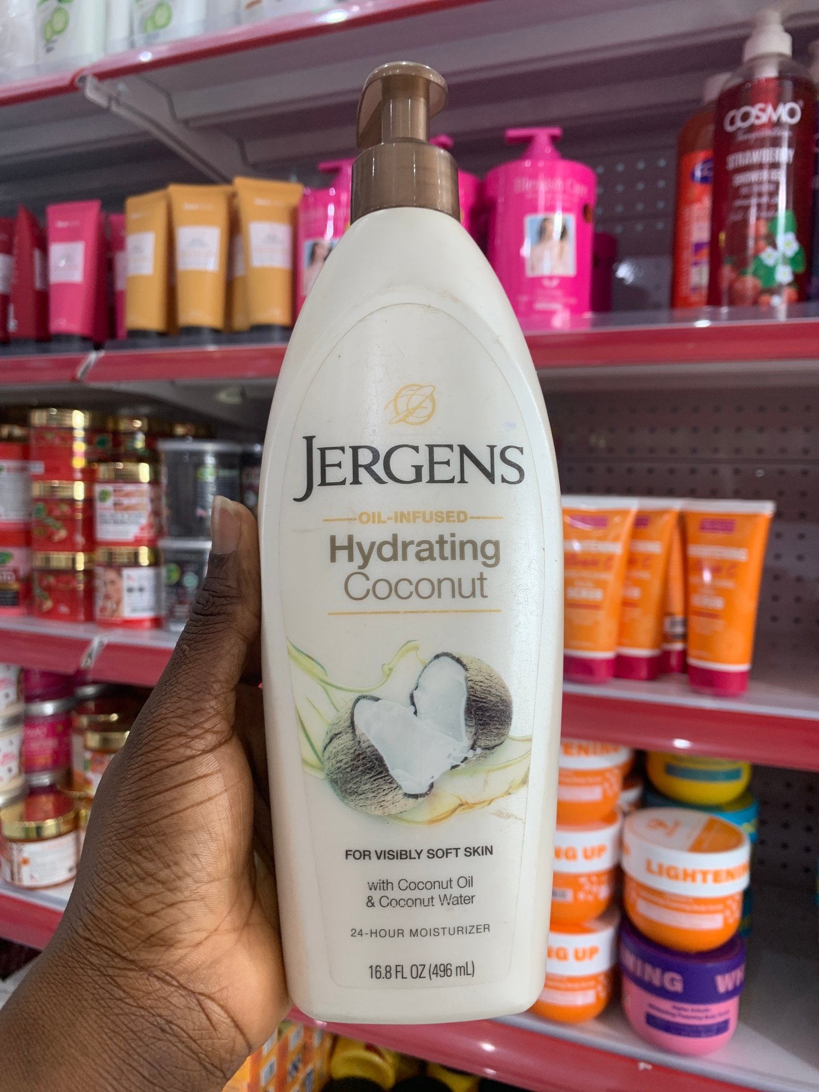 Jerhydrating coconut lotion 