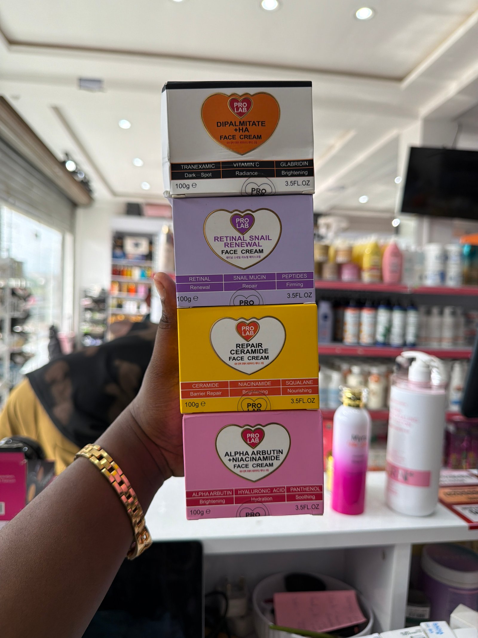 Prolab face creams 