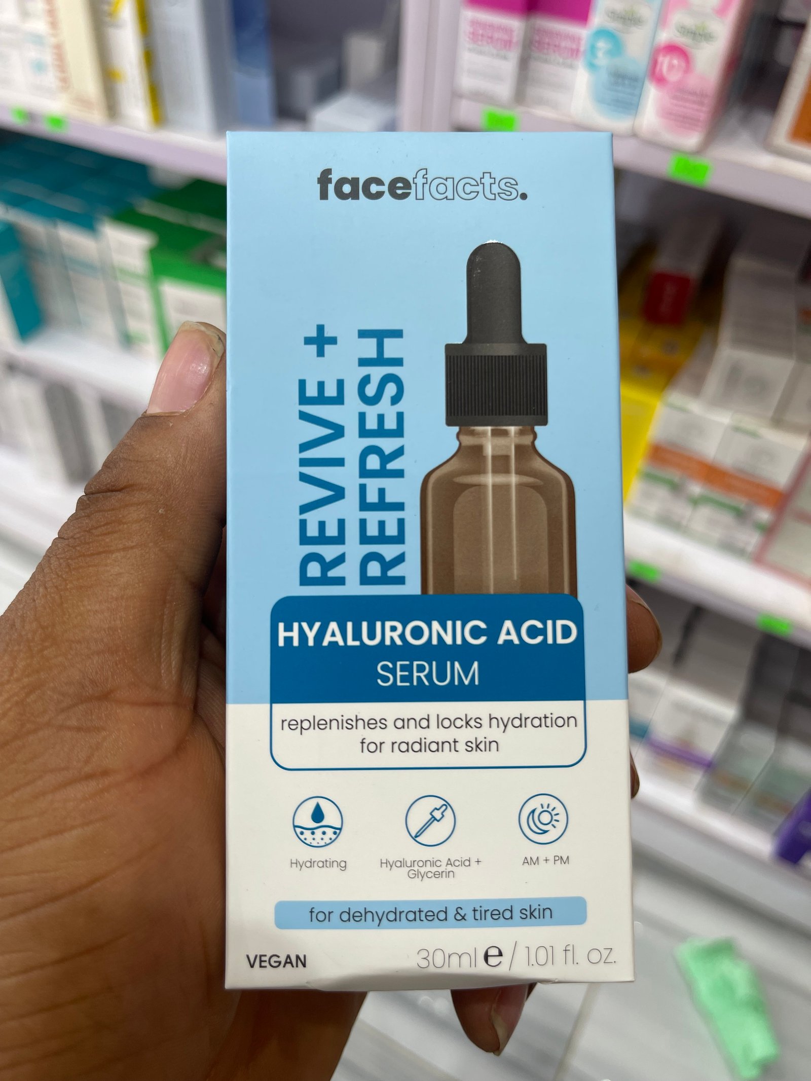 Face fact hyalauric acid