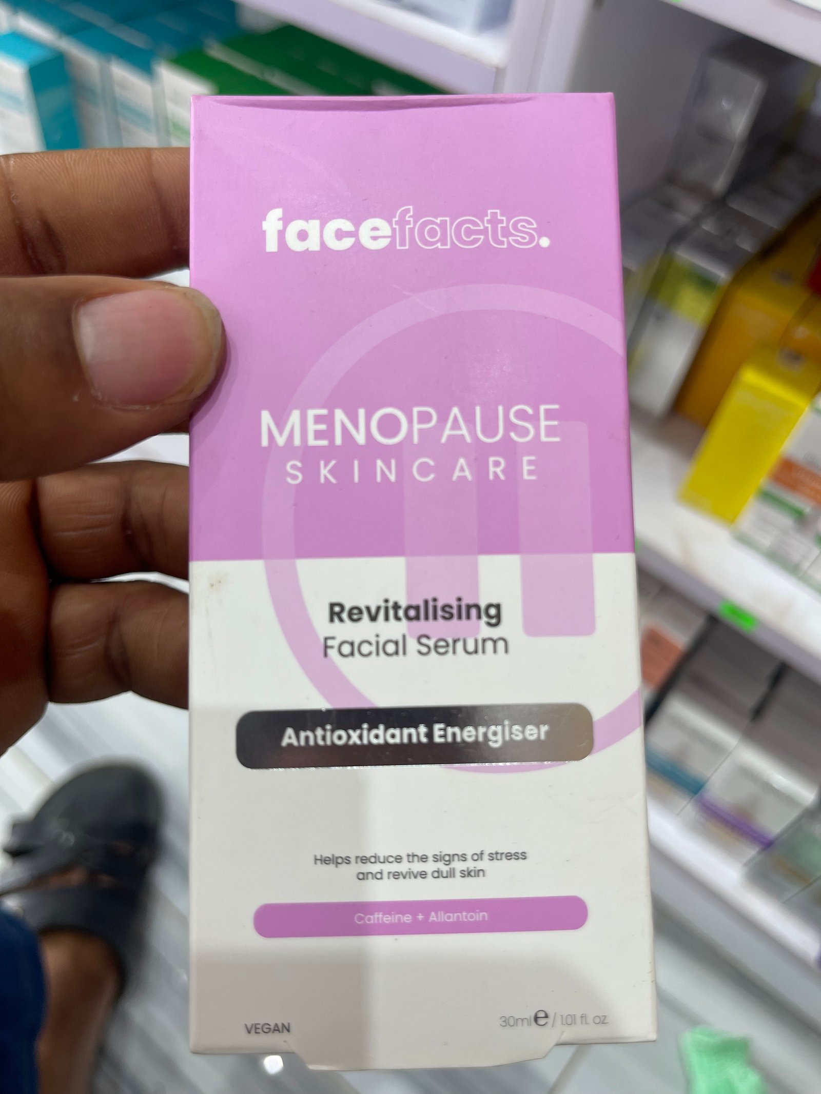 Face facts Revitalising serum