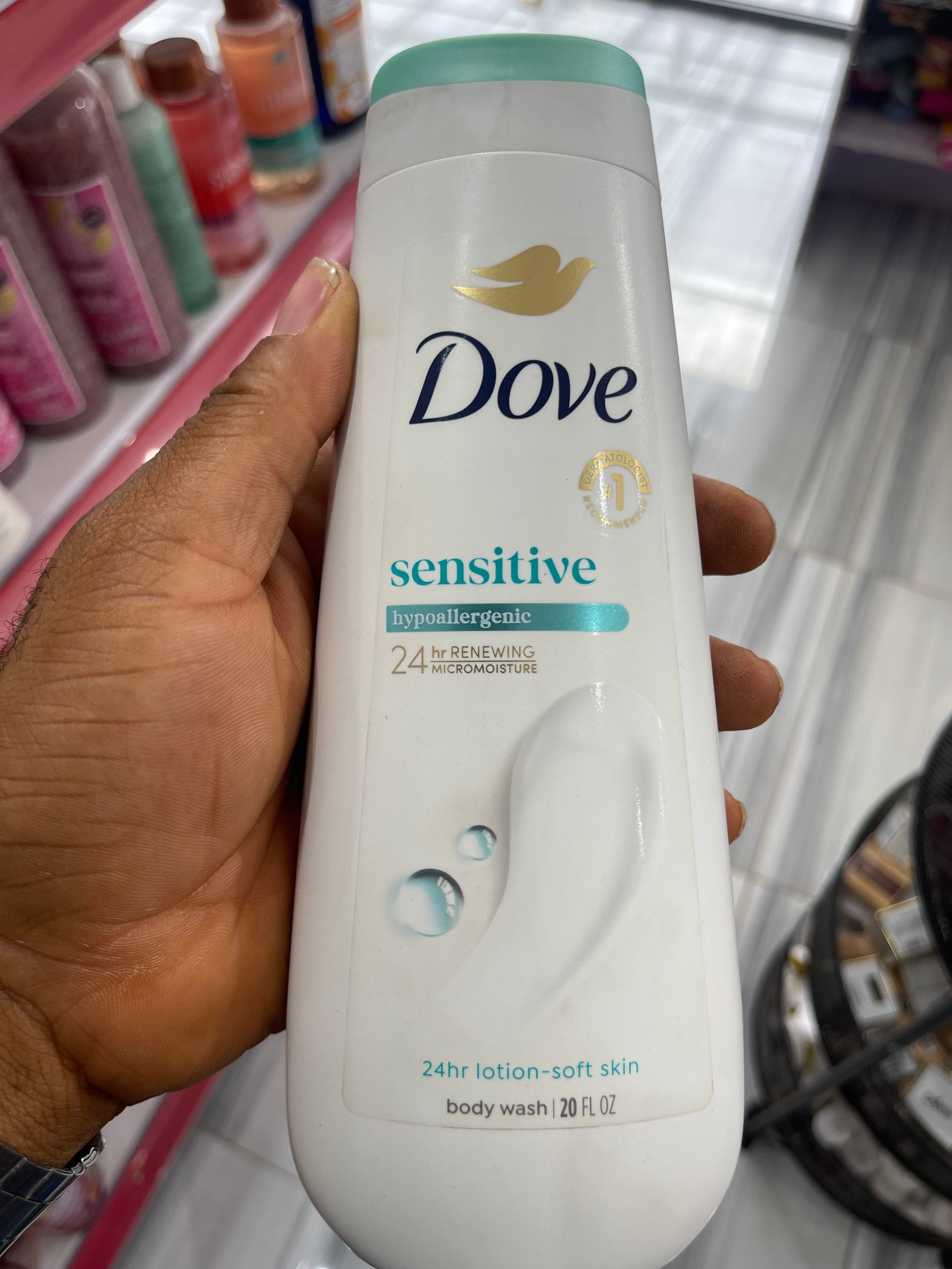 Dove sensitive was