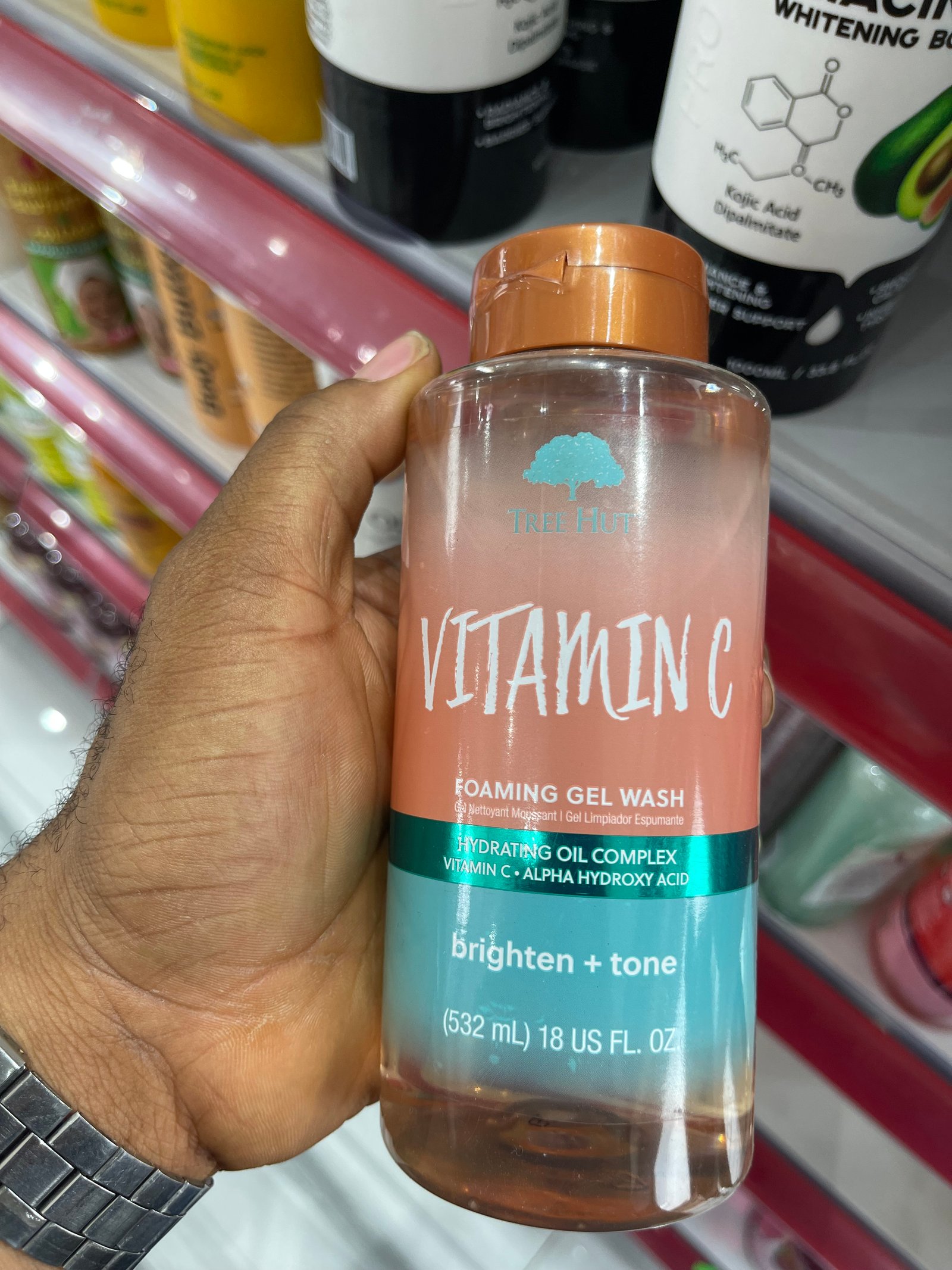 Tree hut vit c foaming wash