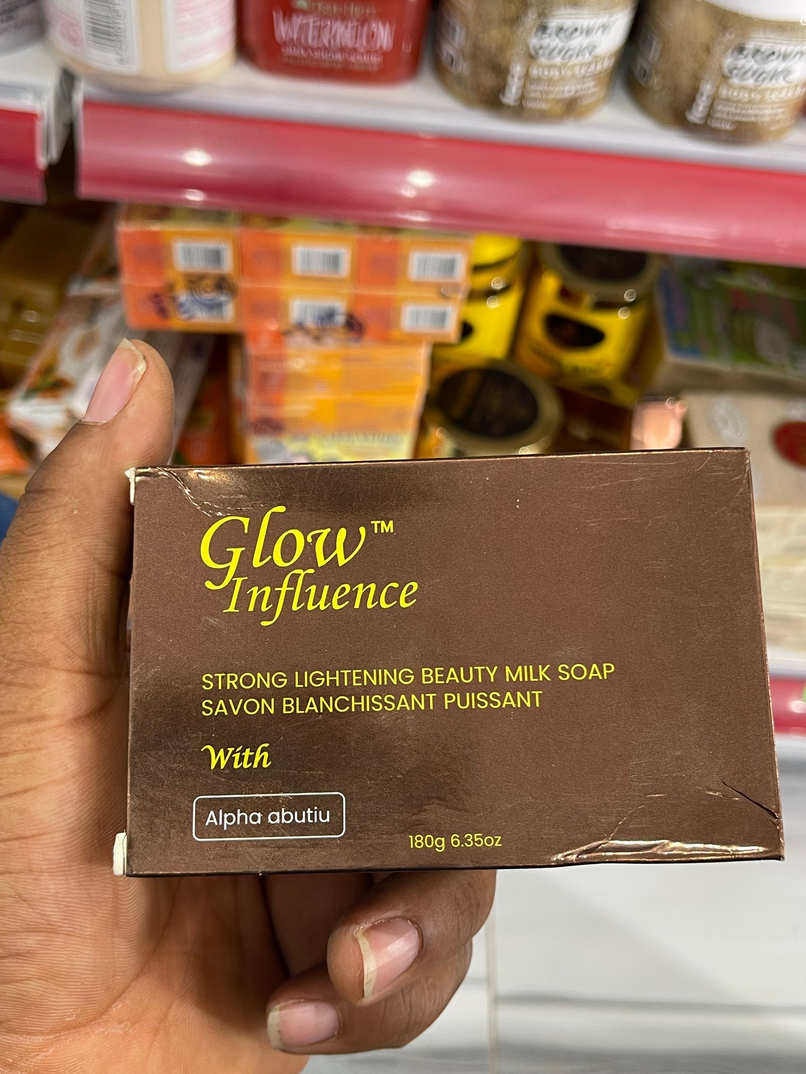 Glow influence soap