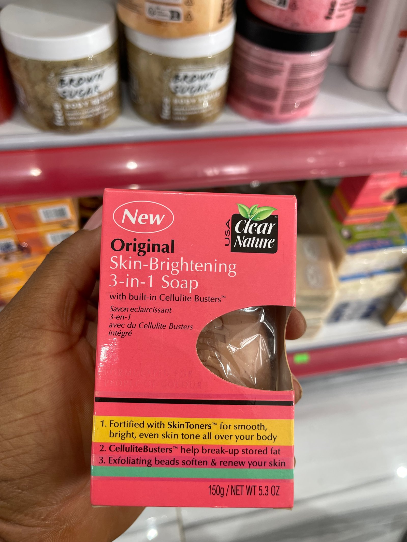 Clear nature soap