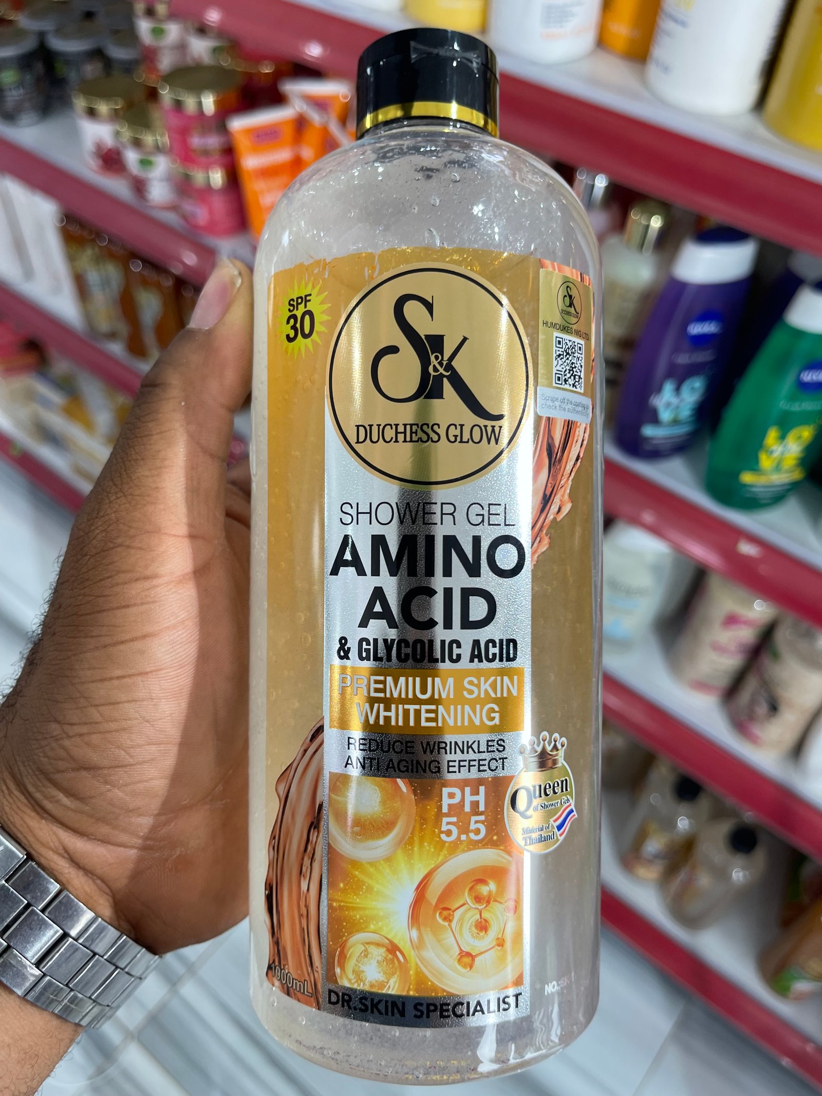 Sk shower gel Amino acid