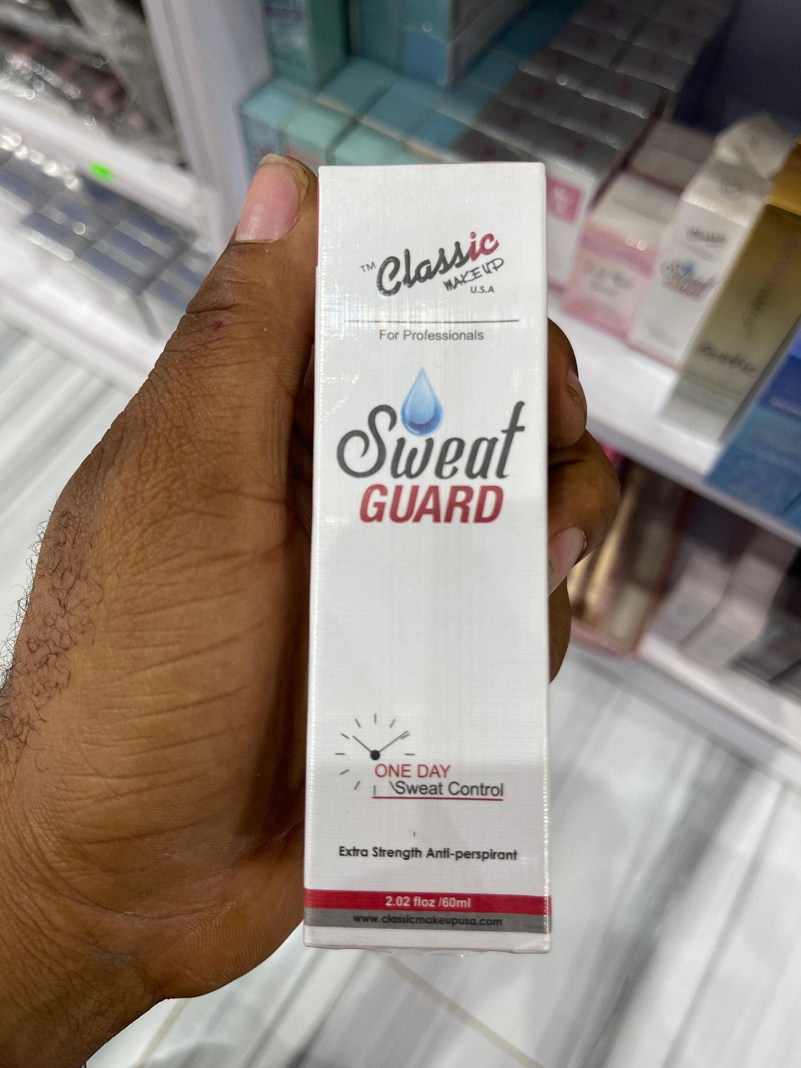 Classic sweat guard spray