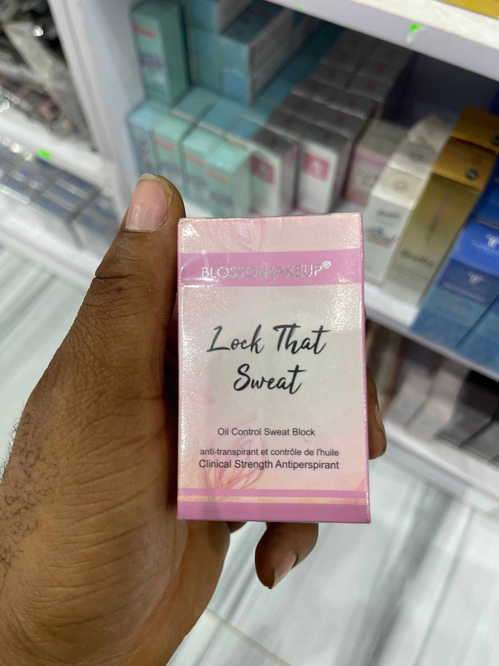 Blossom lock that sweat