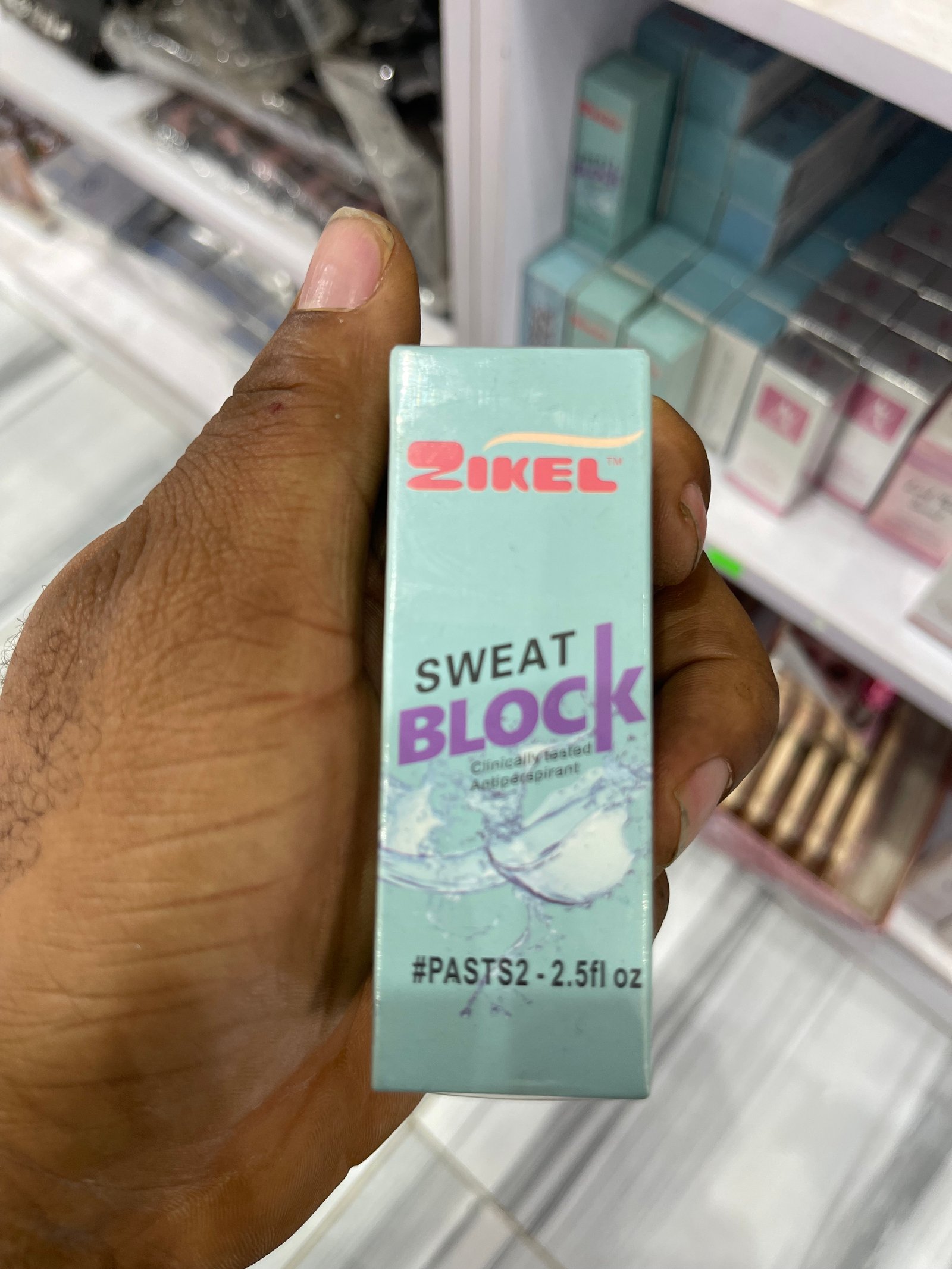 Zikel sweat block