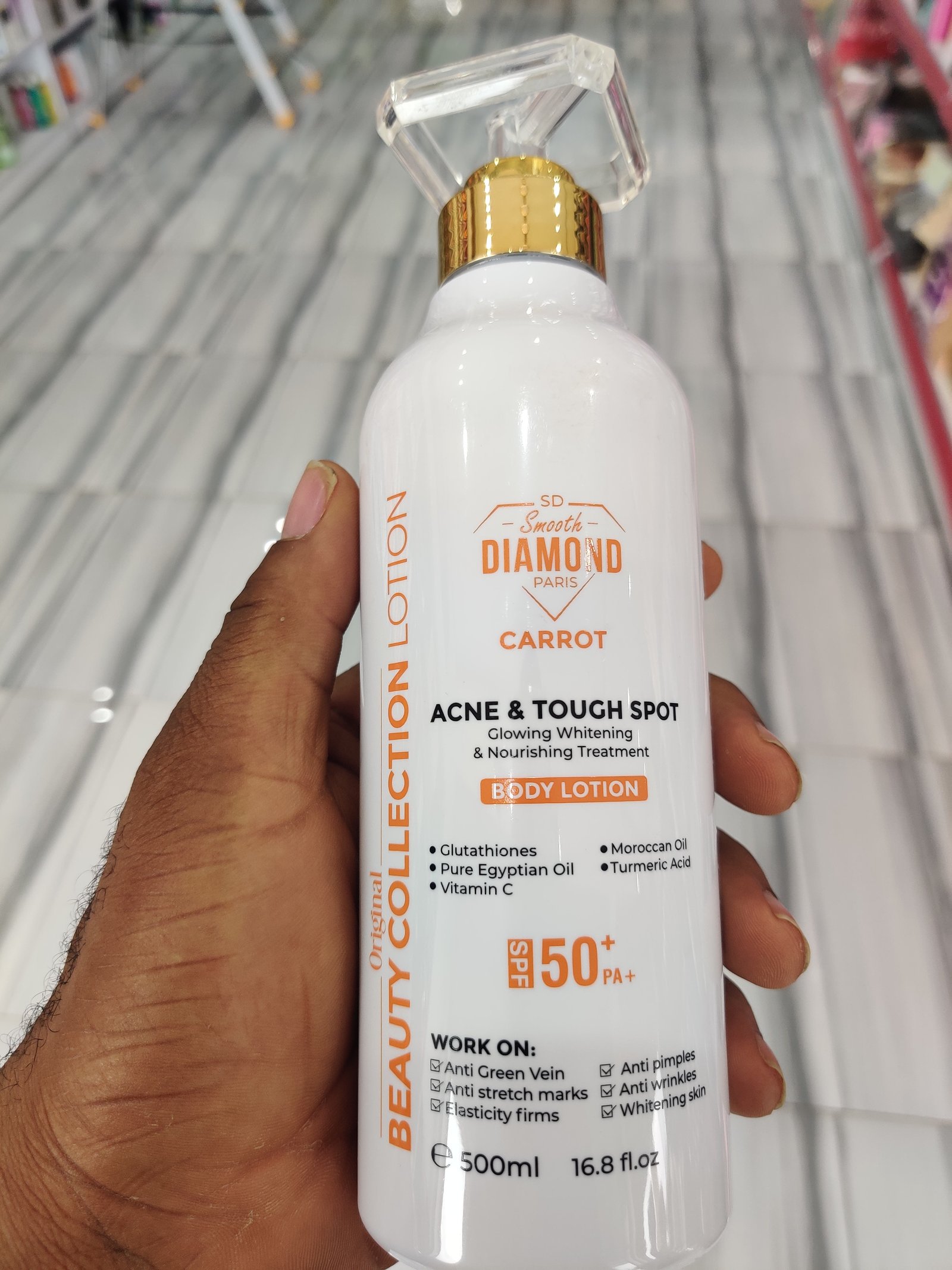 Soomth diamond carrot